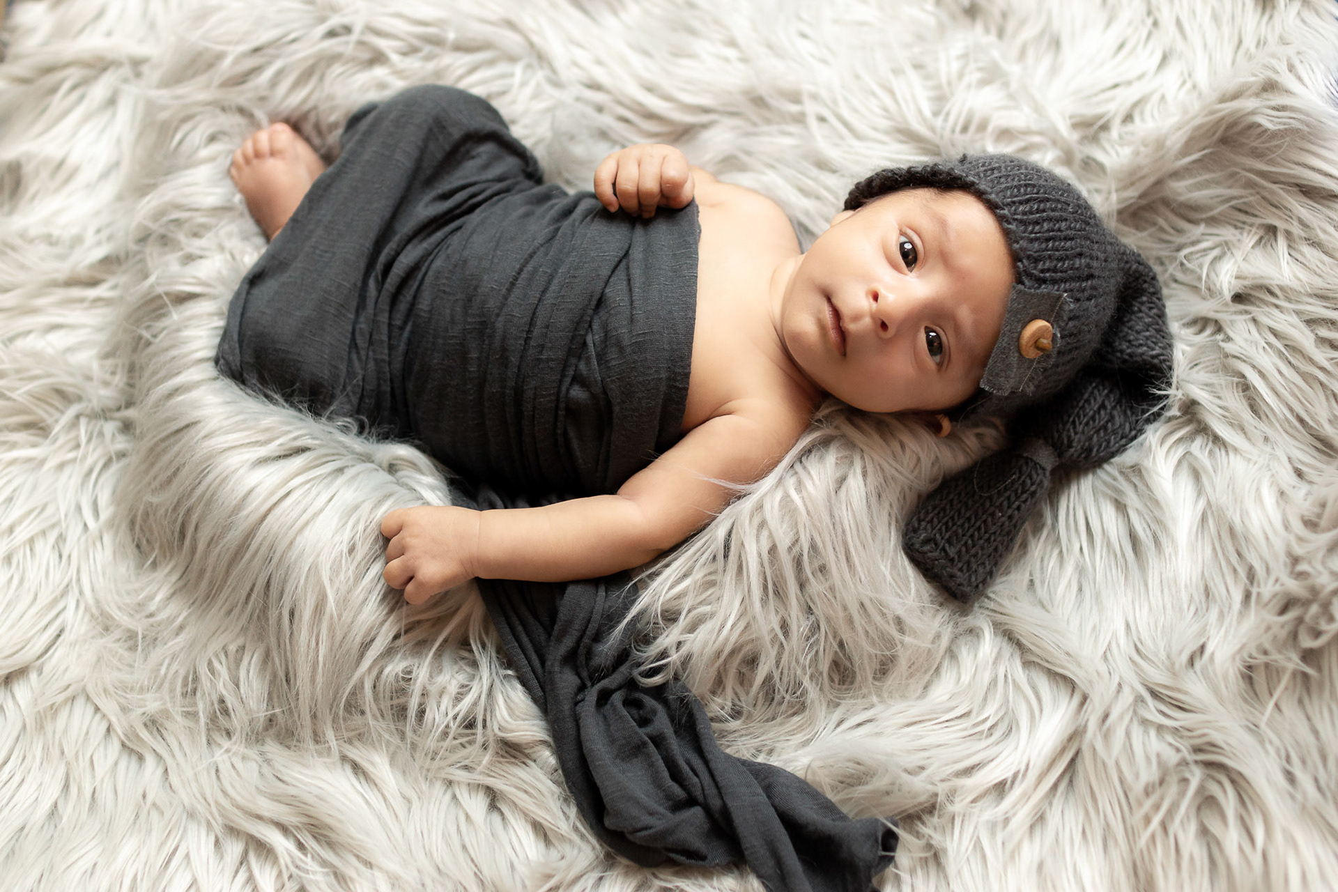 Sesión fotográfica de recién nacido para Joe Louis