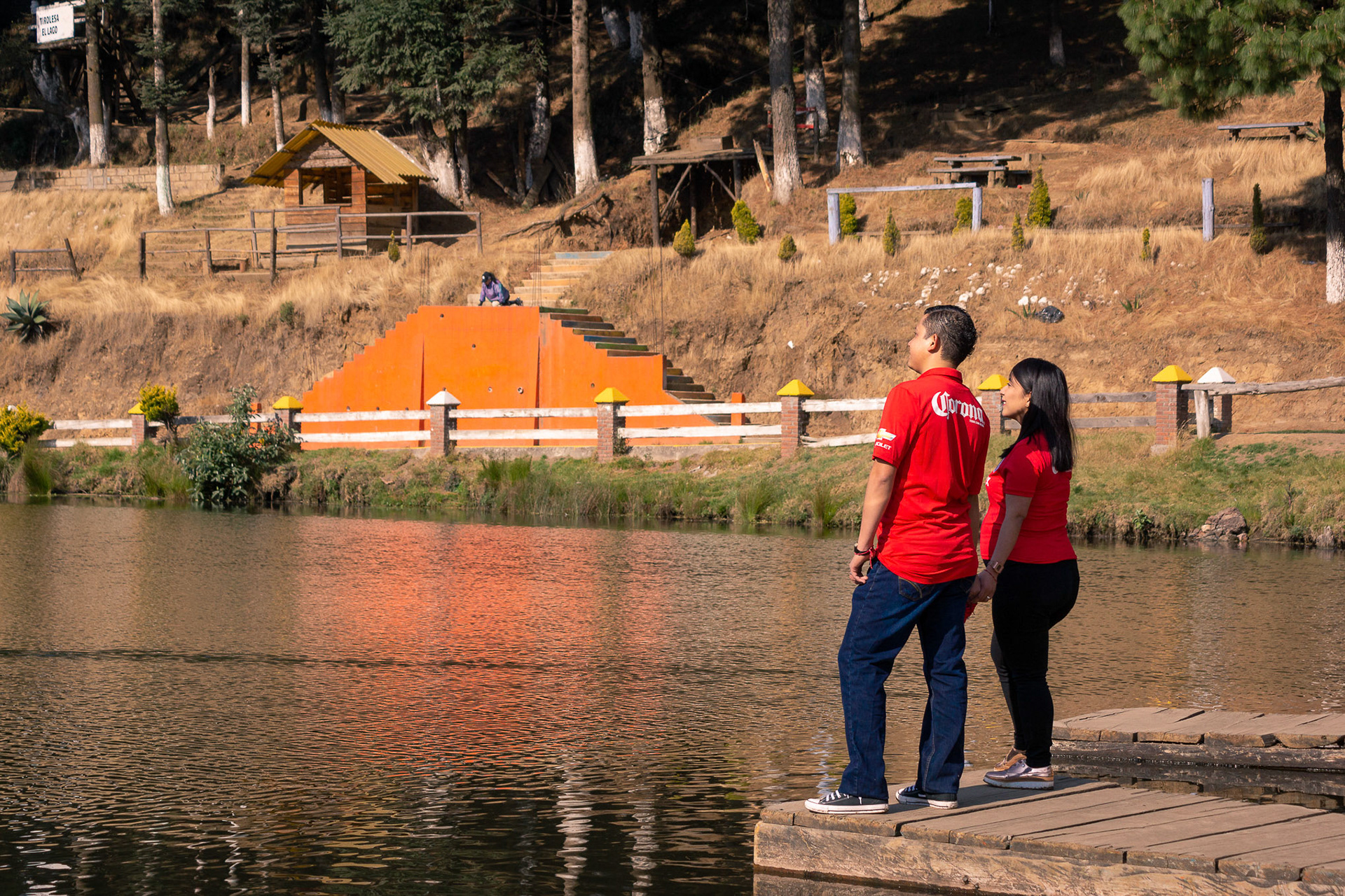 Sesión fotográfica de Sandy & Iván, maternidad en la marquesa.