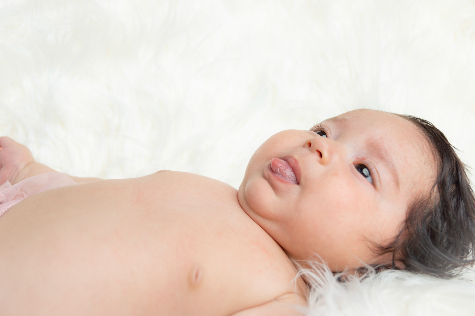 Leilani a sus dos meses de edad.