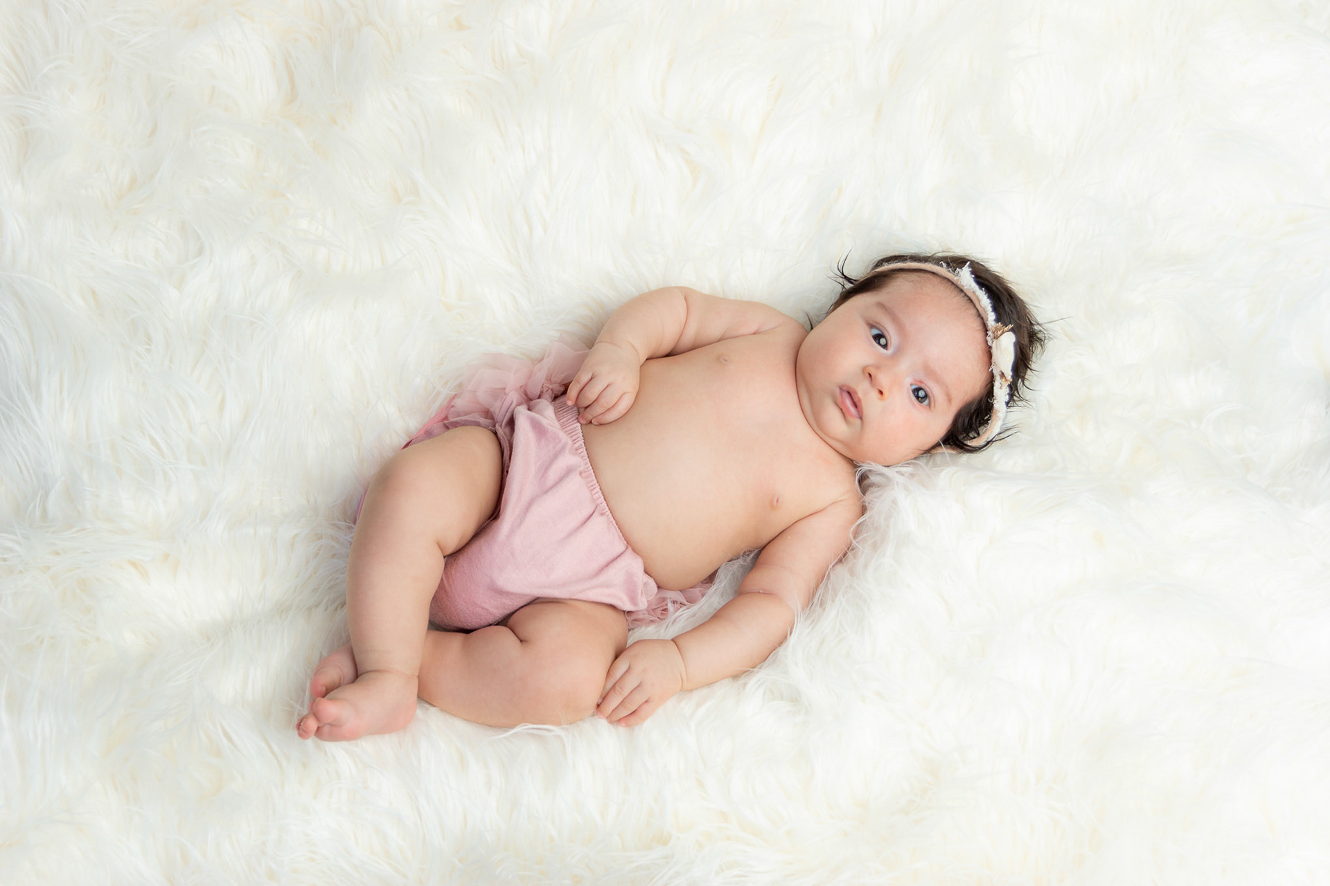 Leilani a sus dos meses de edad.