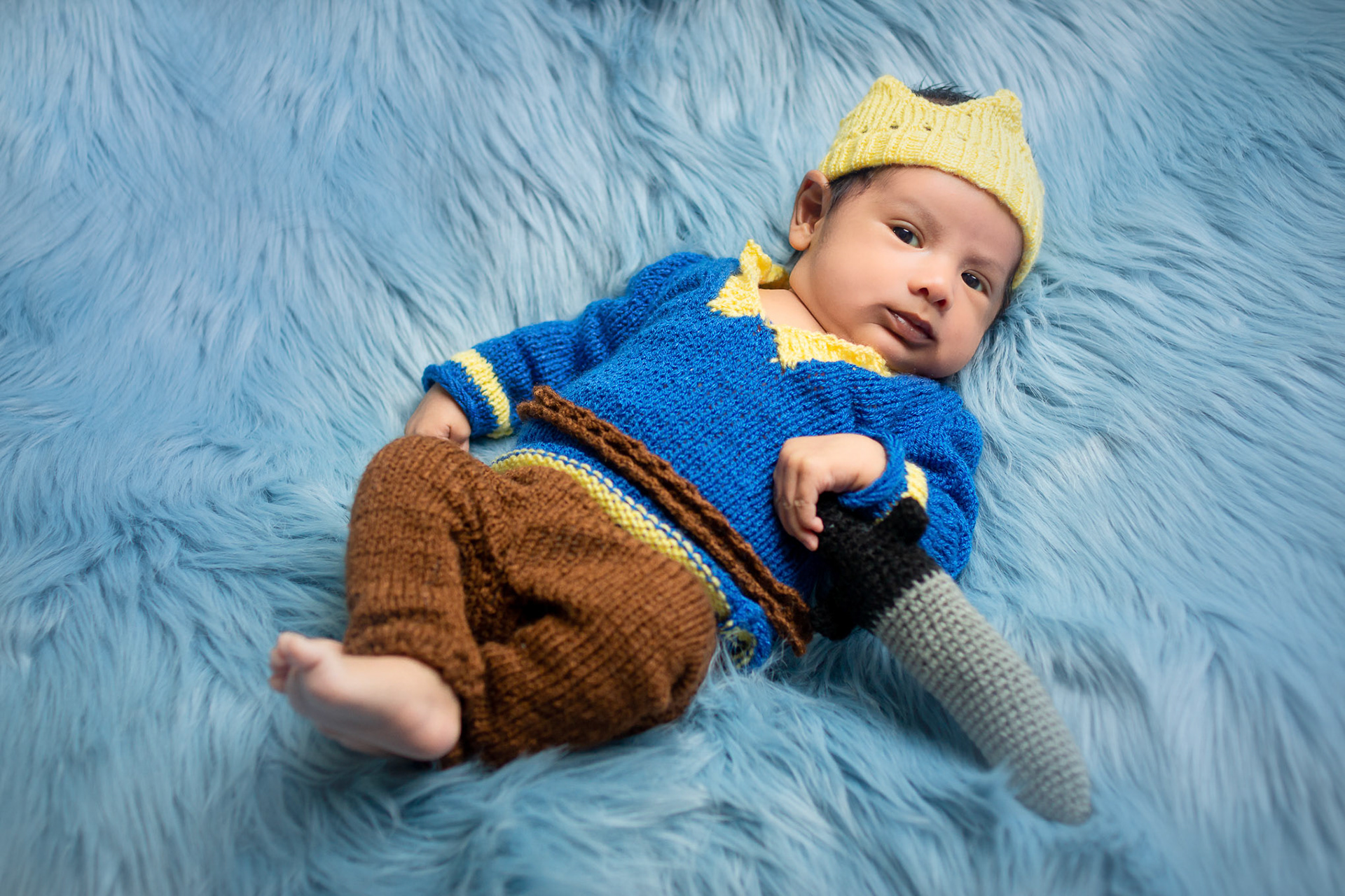 Sesión de recién nacido para Roberto.