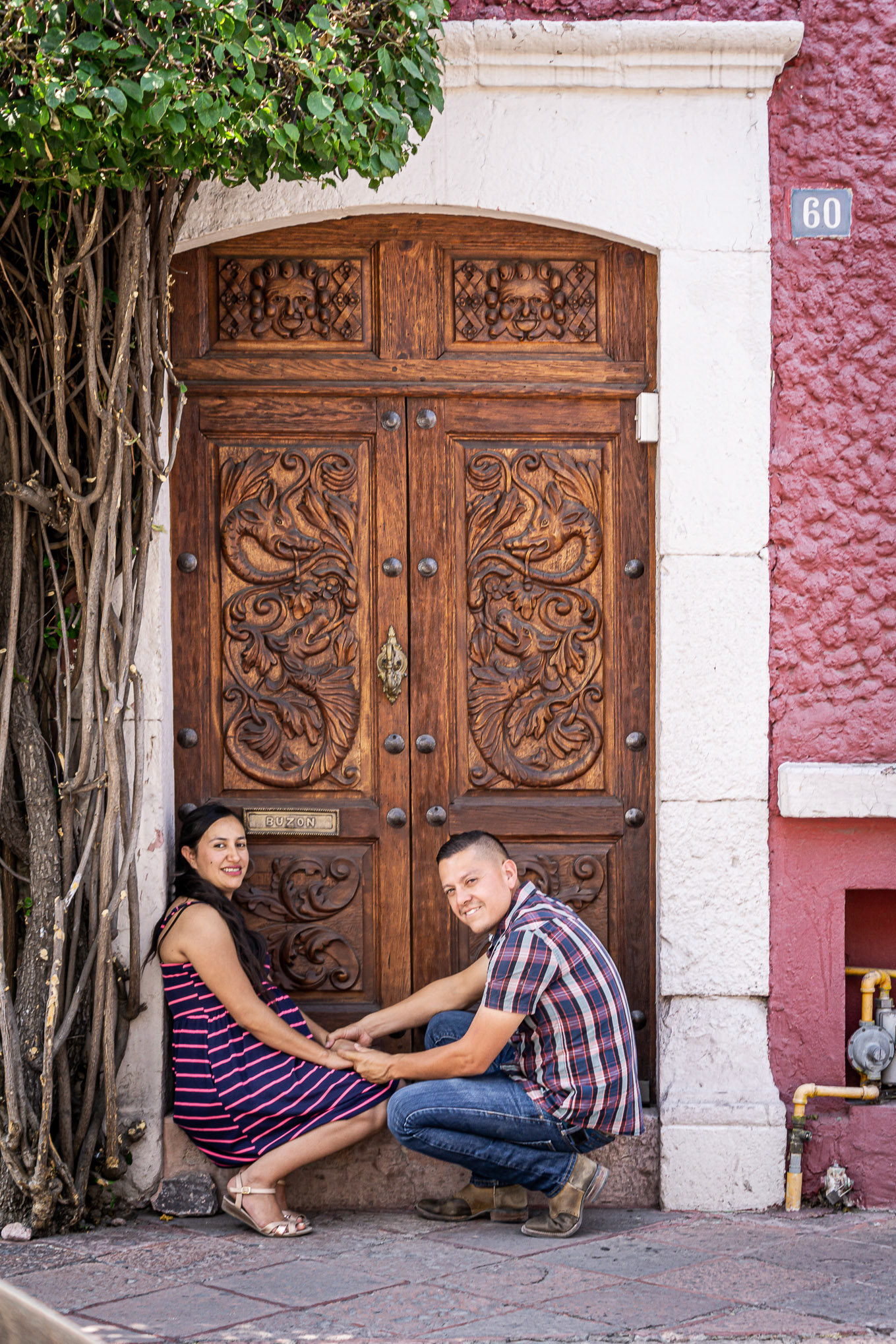 Sesión fotográfica de embarazo.