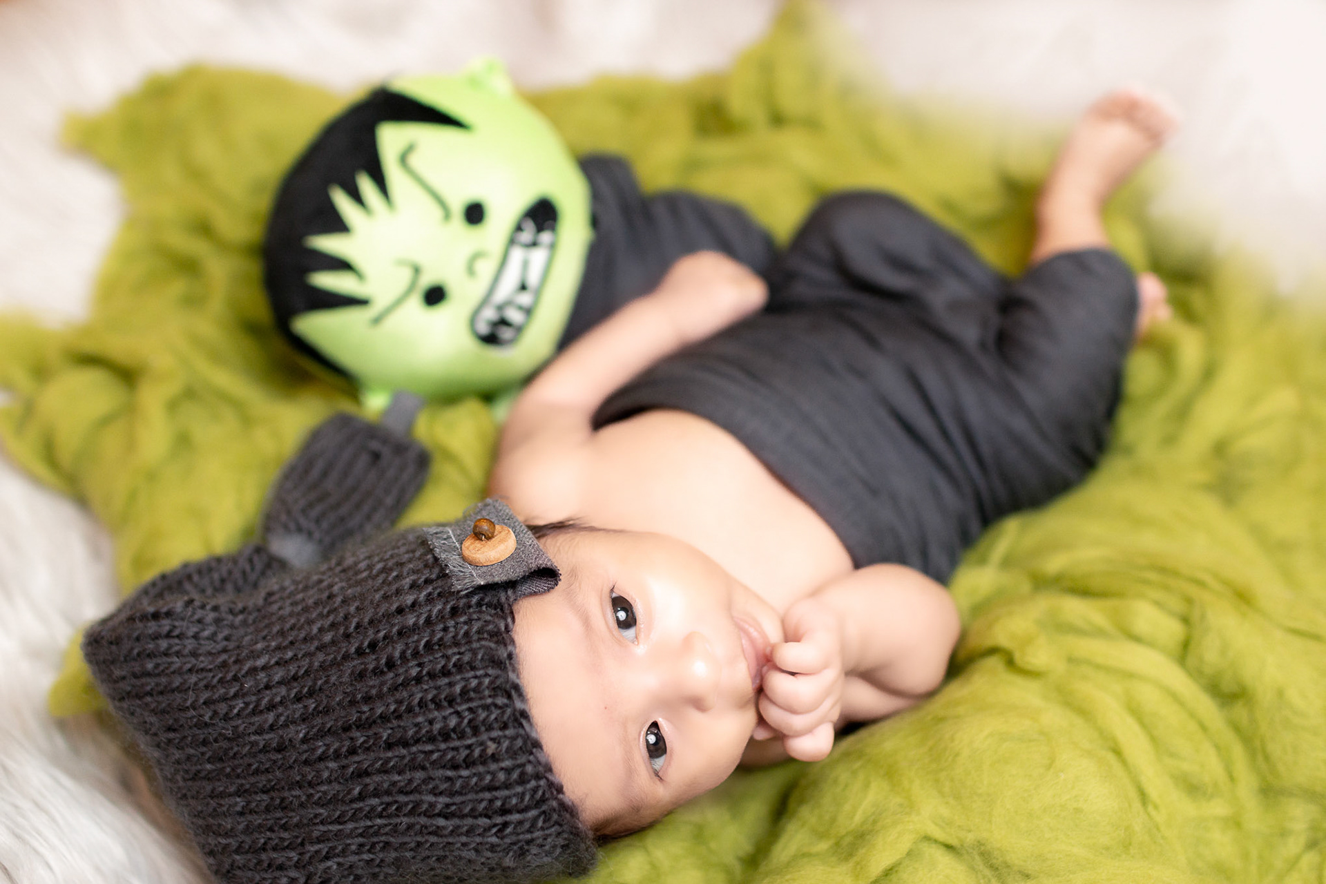 Sesión fotográfica de recién nacido para Joe Louis