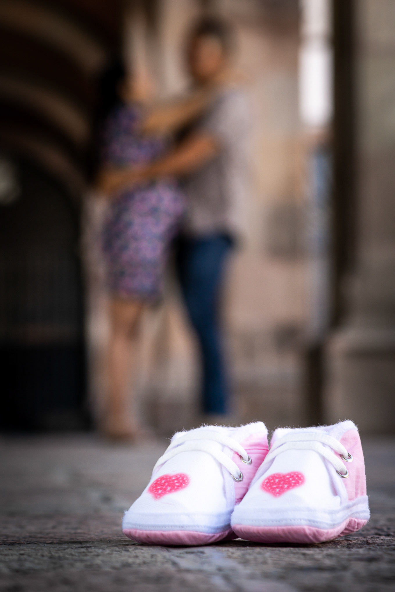 Sesión fotográfica de embarazo.