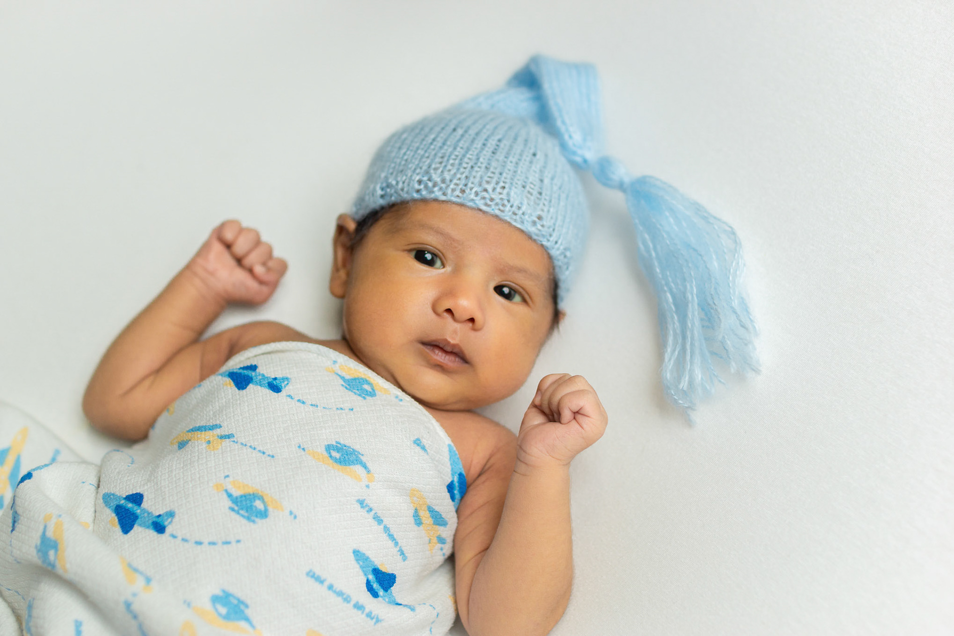 Sesión de recién nacido para Roberto.