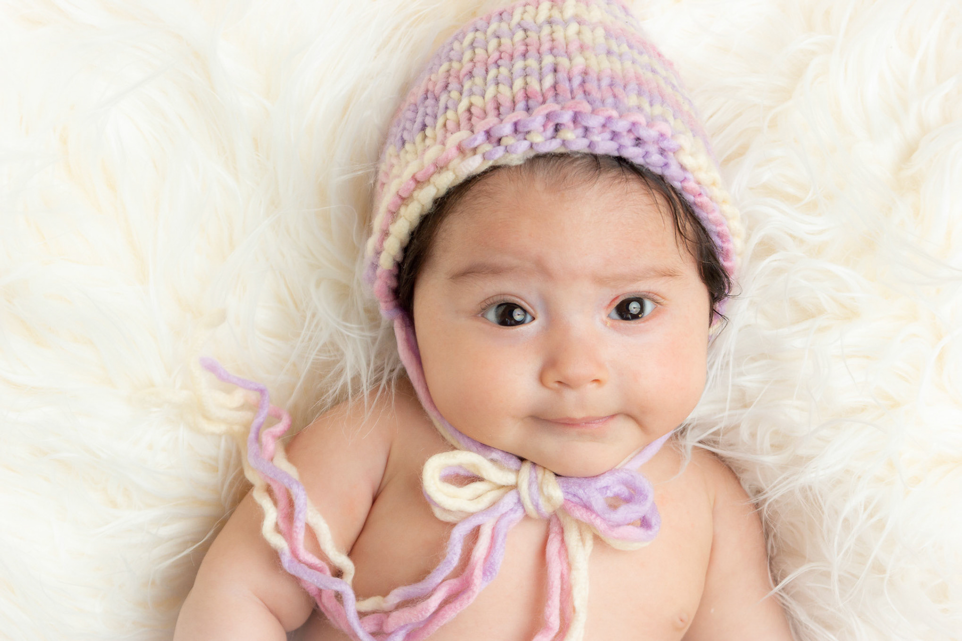 Leilani a sus dos meses de edad.