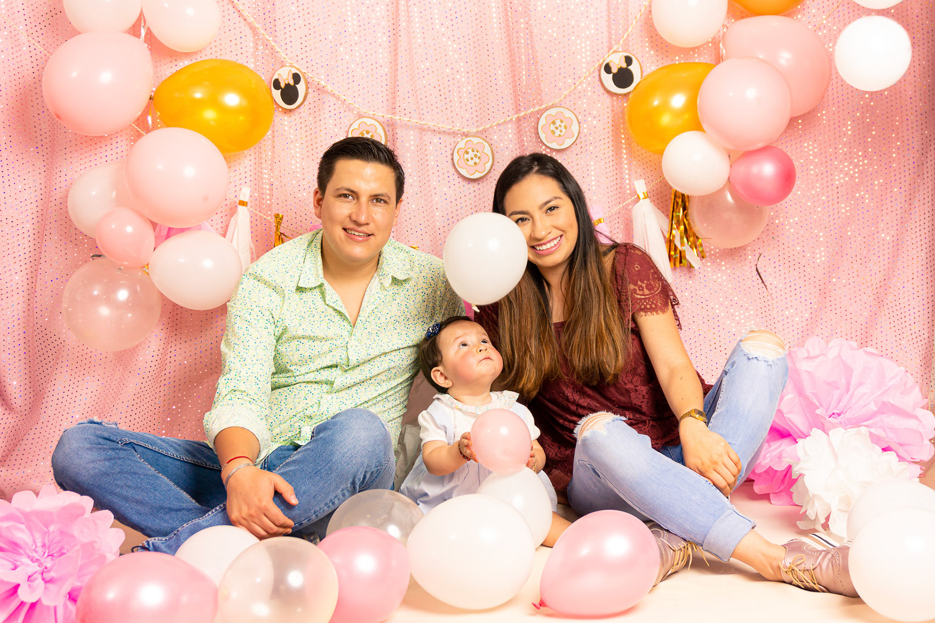 Sesión fotográfica de smash the cake para Emilie