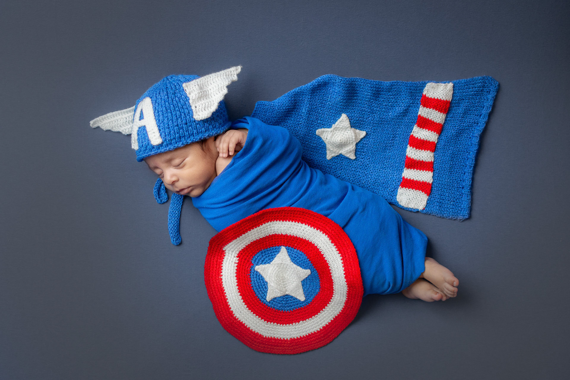 Sesión fotográfica de recién nacido para Joe Louis