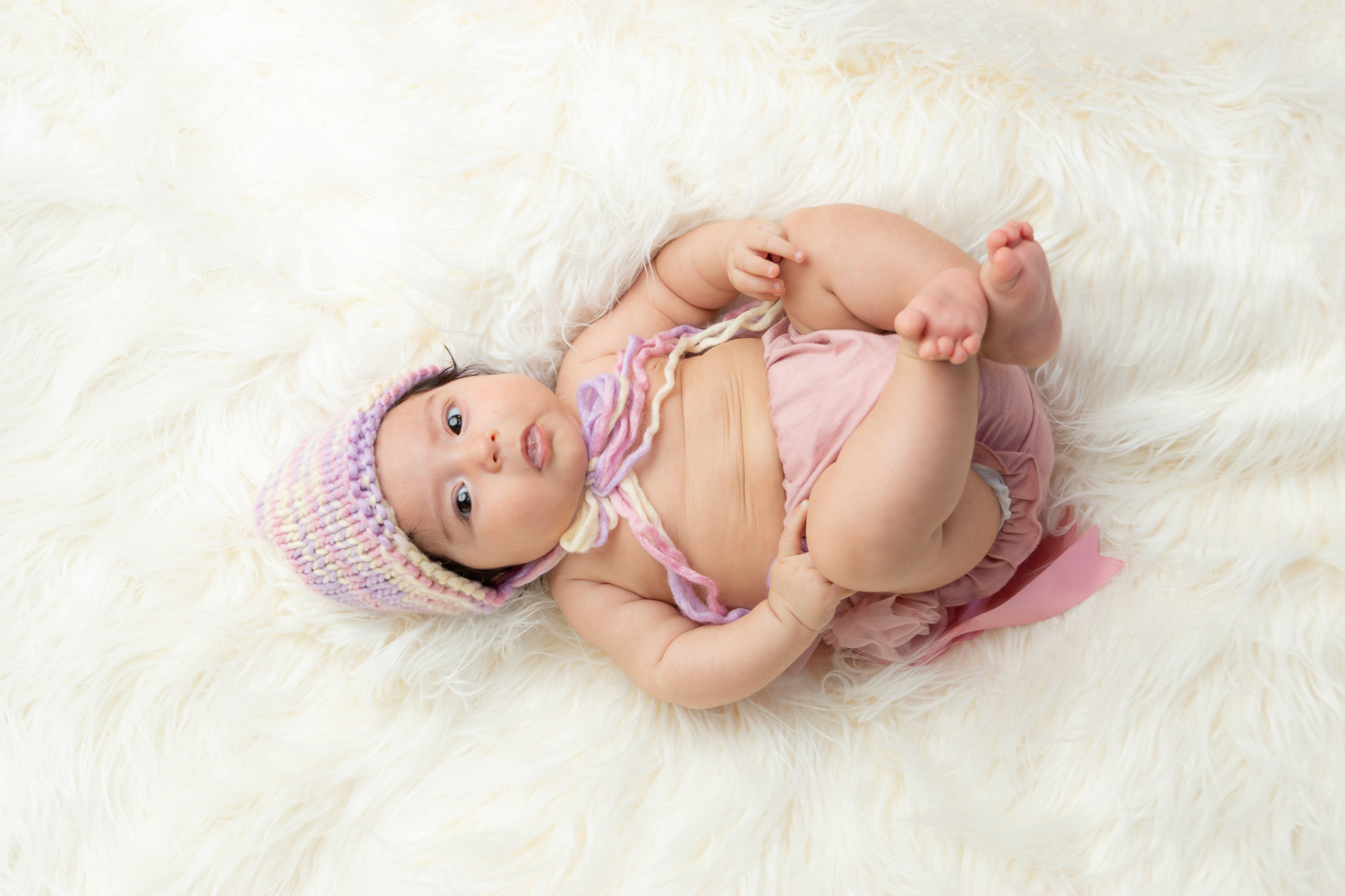 Leilani a sus dos meses de edad.