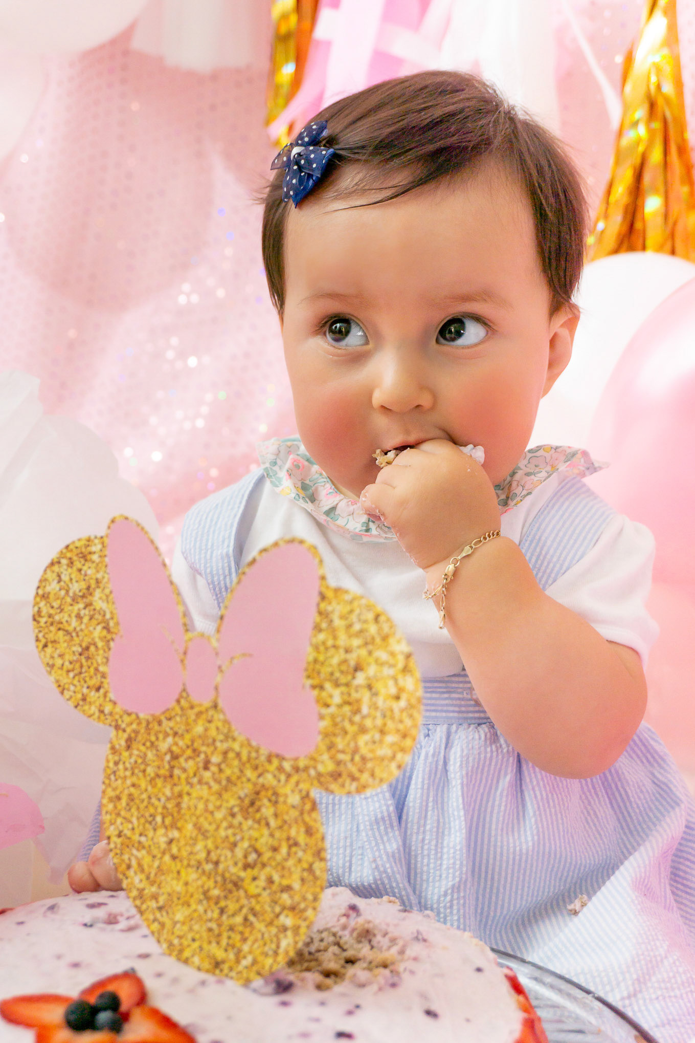 Sesión fotográfica de smash the cake para Emilie