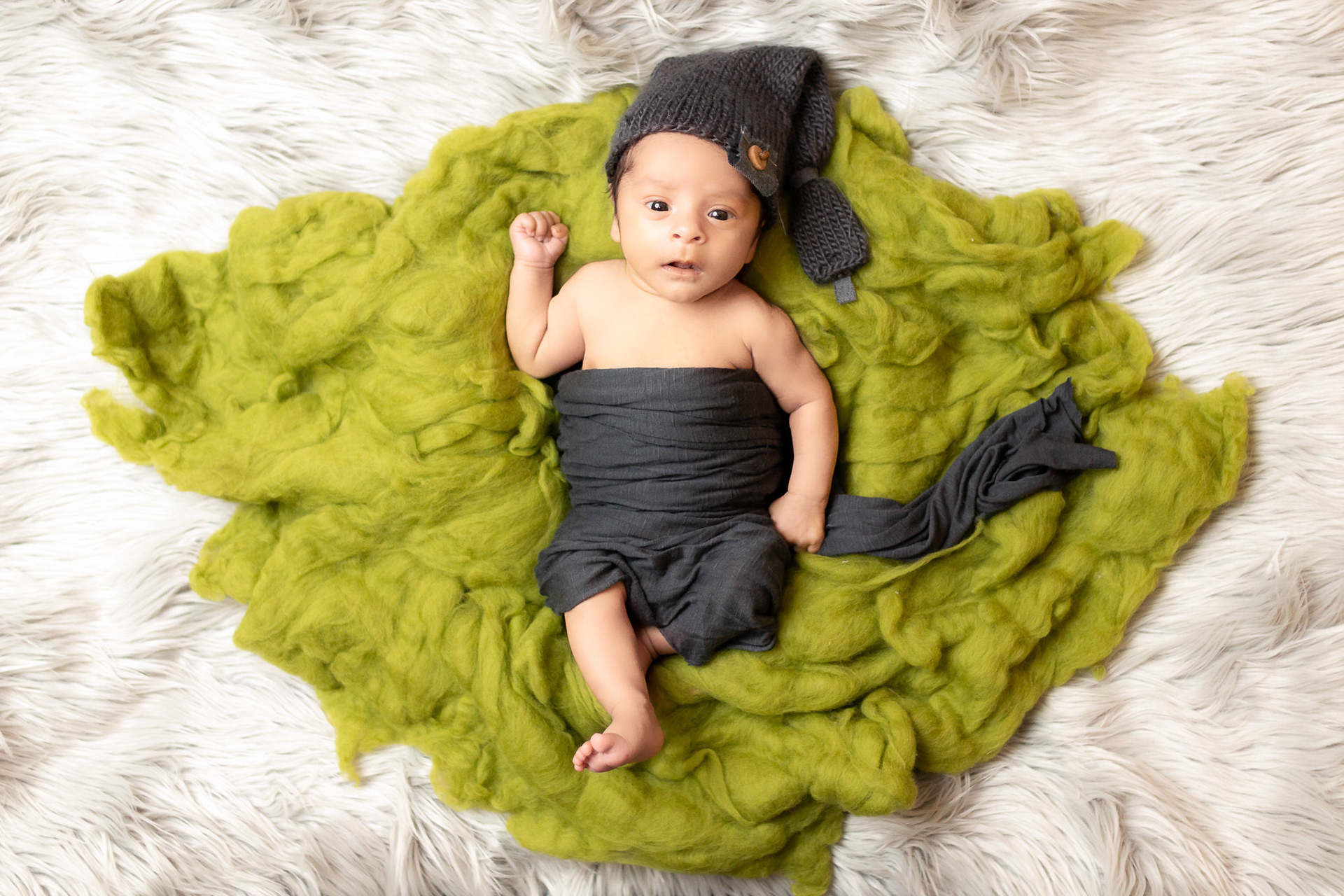 Sesión fotográfica de recién nacido para Joe Louis