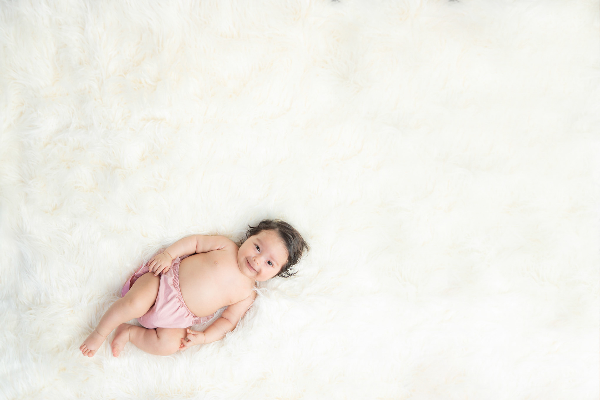 Leilani a sus dos meses de edad.