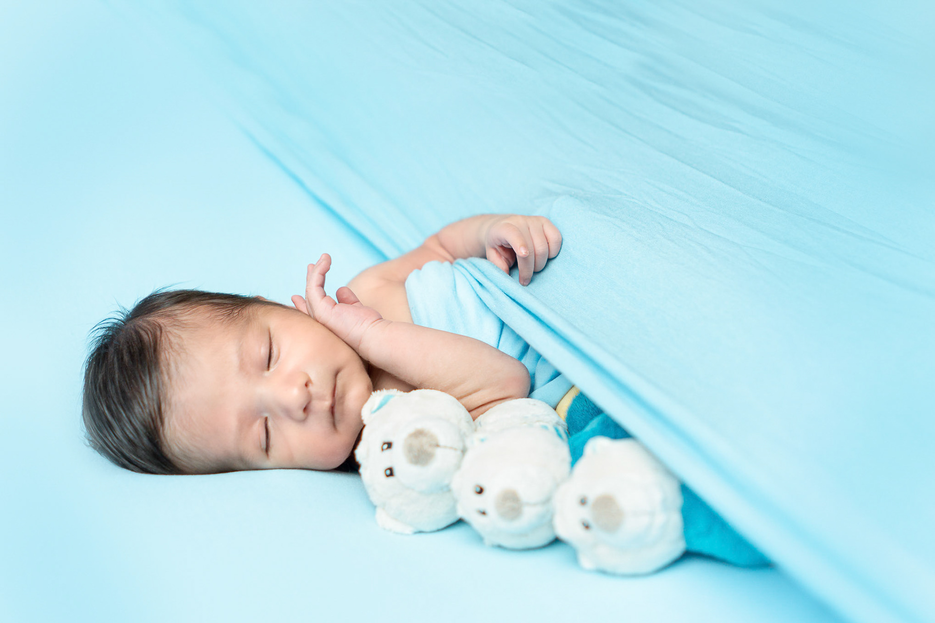 Sesión fotográfica de recién nacido para Victor Daniel.