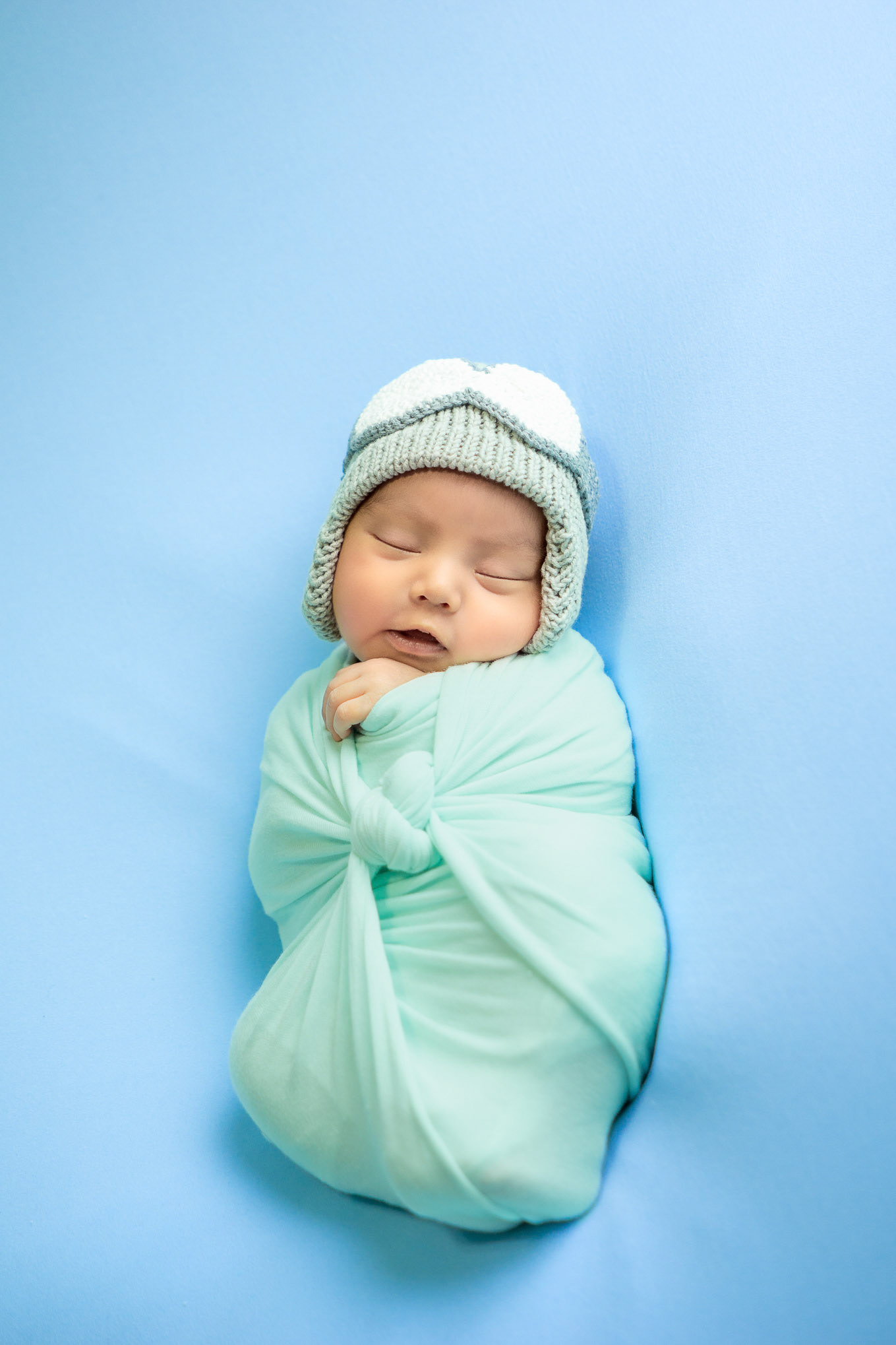 Sesión fotográfica de Leonardo Aarón a sus 13 días de nacido.