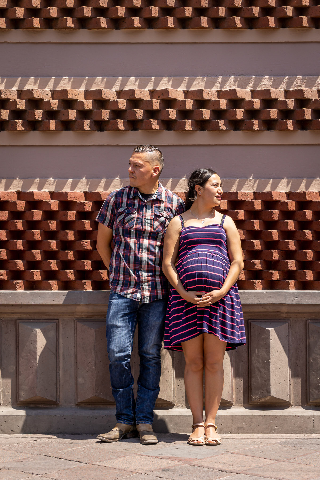 Sesión fotográfica de embarazo.