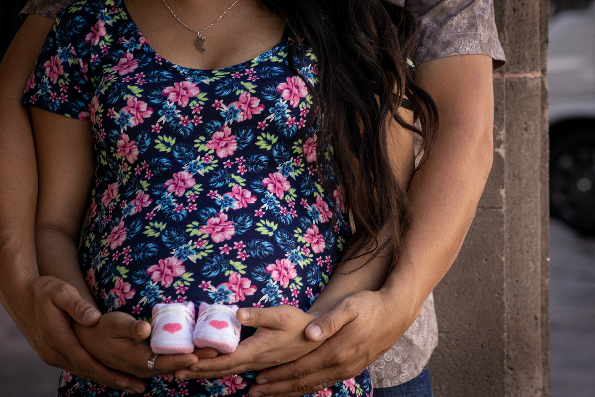 Sesión fotográfica de embarazo.