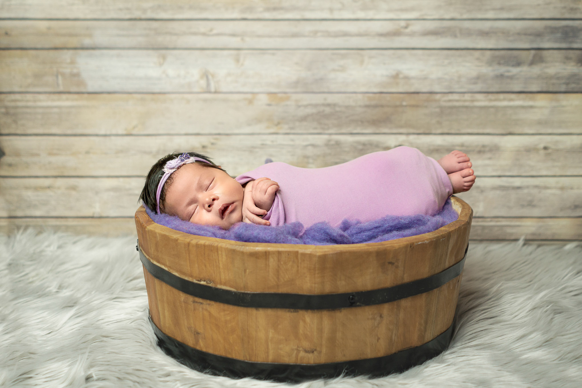 Sesión fotográfica de Recién Nacido (New Born) para Mía Alessandra.