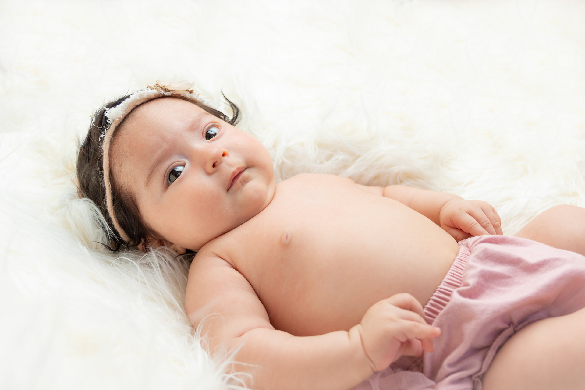 Leilani a sus dos meses de edad.