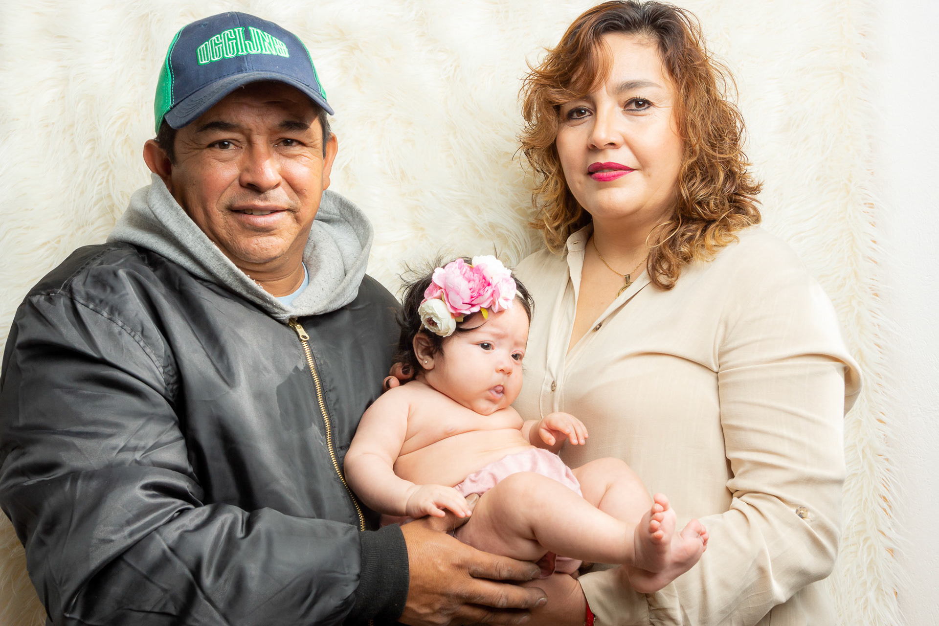 Leilani a sus dos meses de edad.