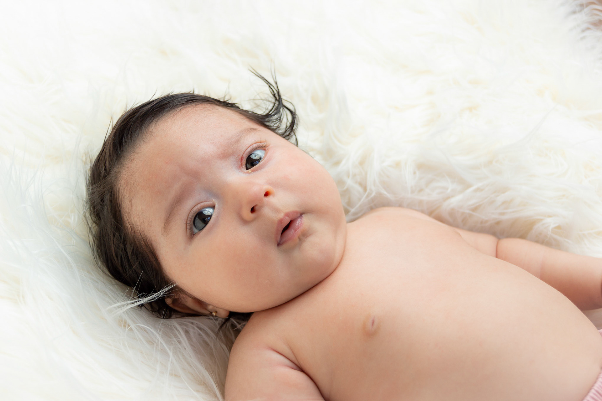 Leilani a sus dos meses de edad.