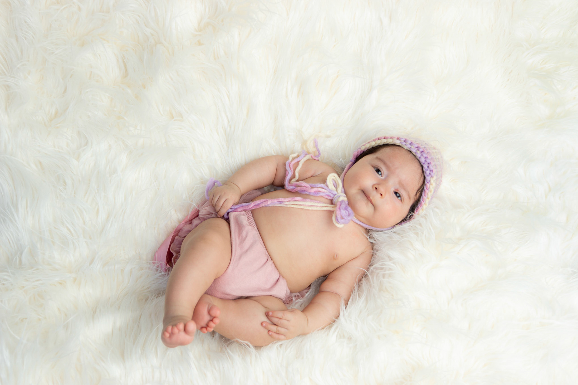 Leilani a sus dos meses de edad.