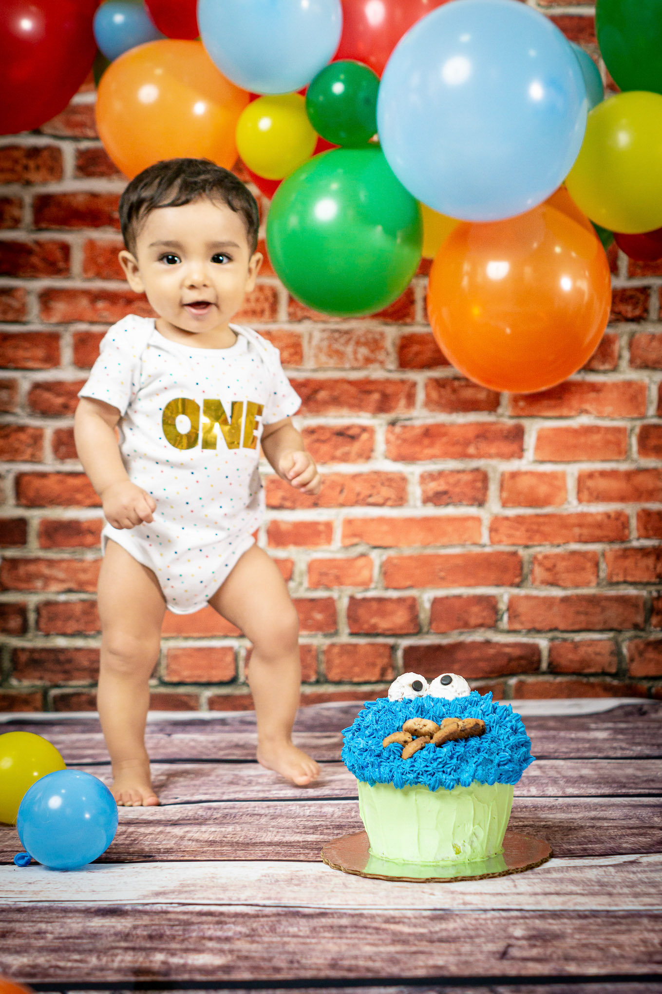 Smash the cake para Didier para festejar su primer año de vida!