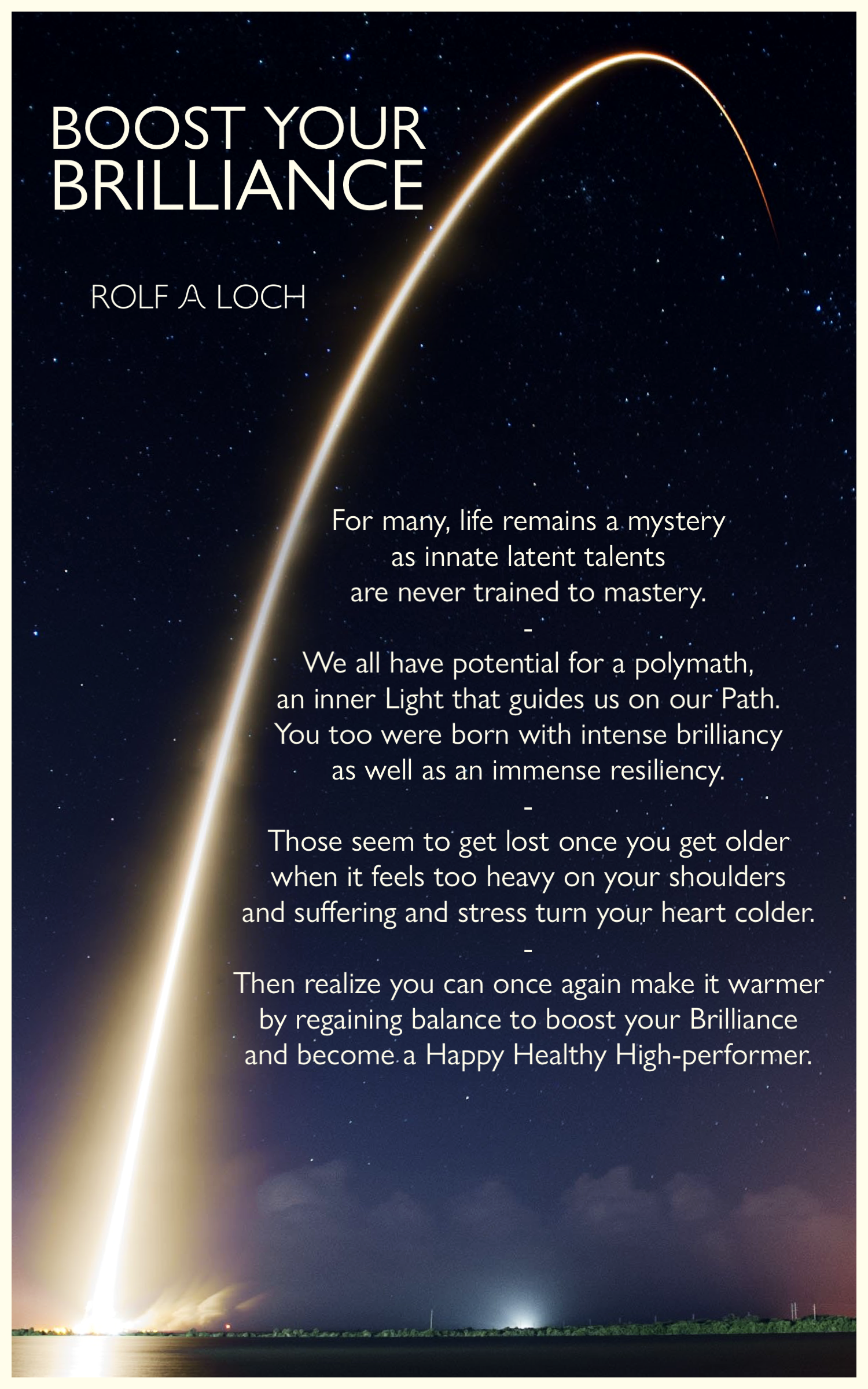 Boost Your Brilliance - Rolf A. Loch