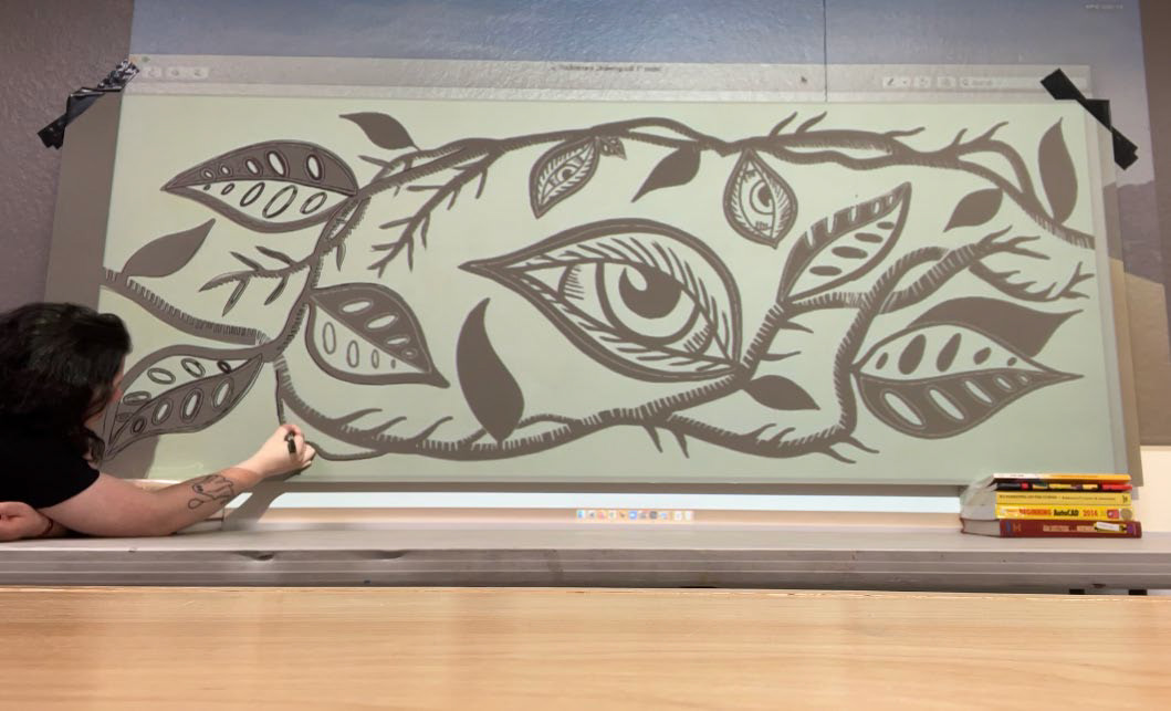 Design transfer to the wood board