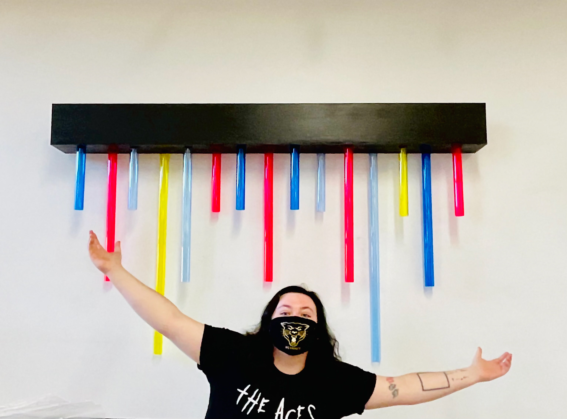 In The Studio - Completed Piece