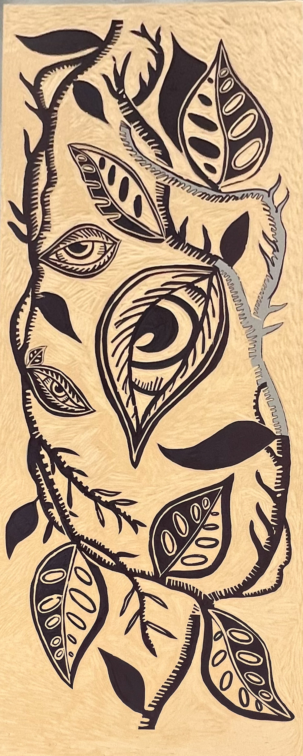 Fully carved wood board