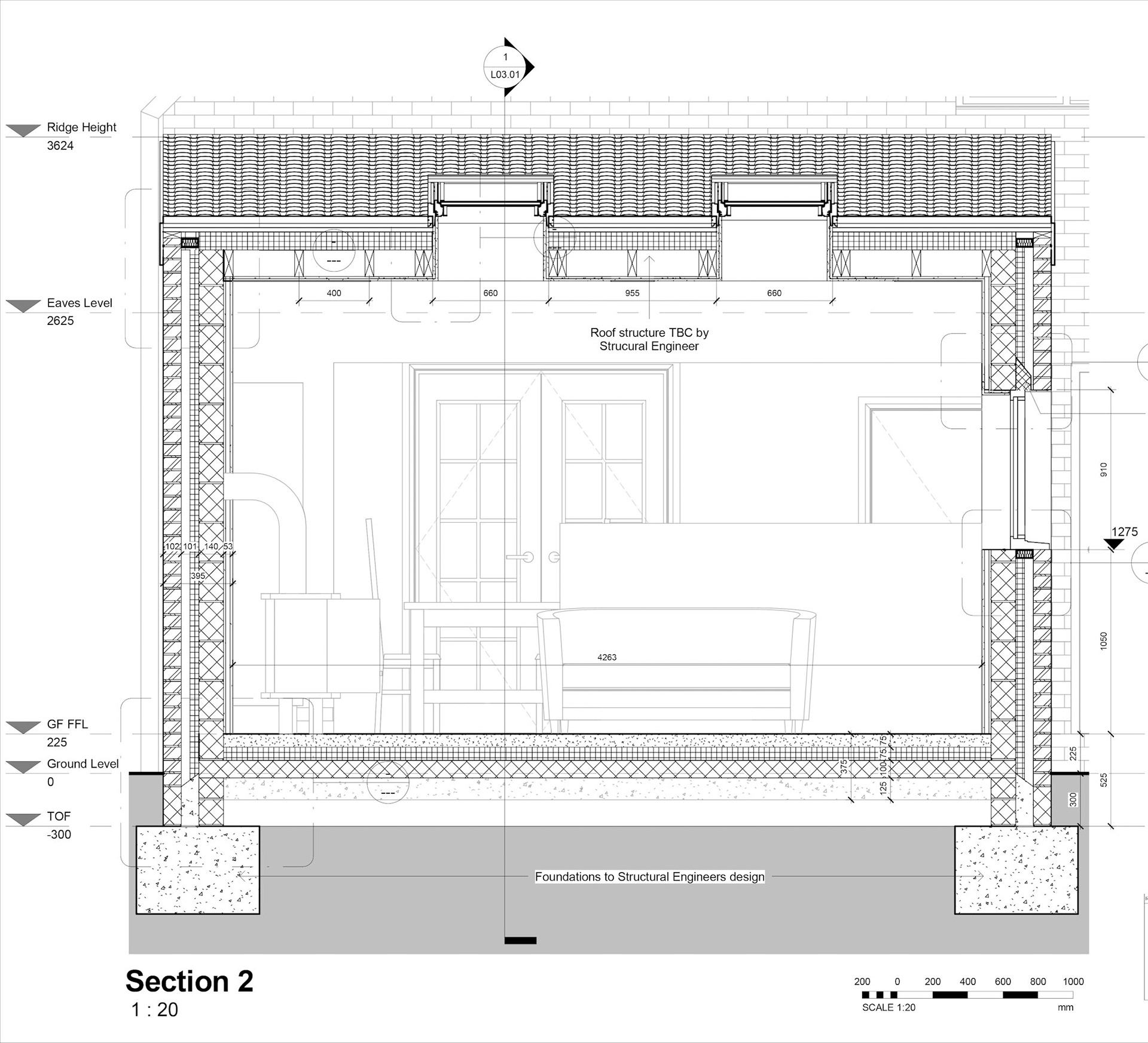 Working Drawings - 1:20 Cross Section
