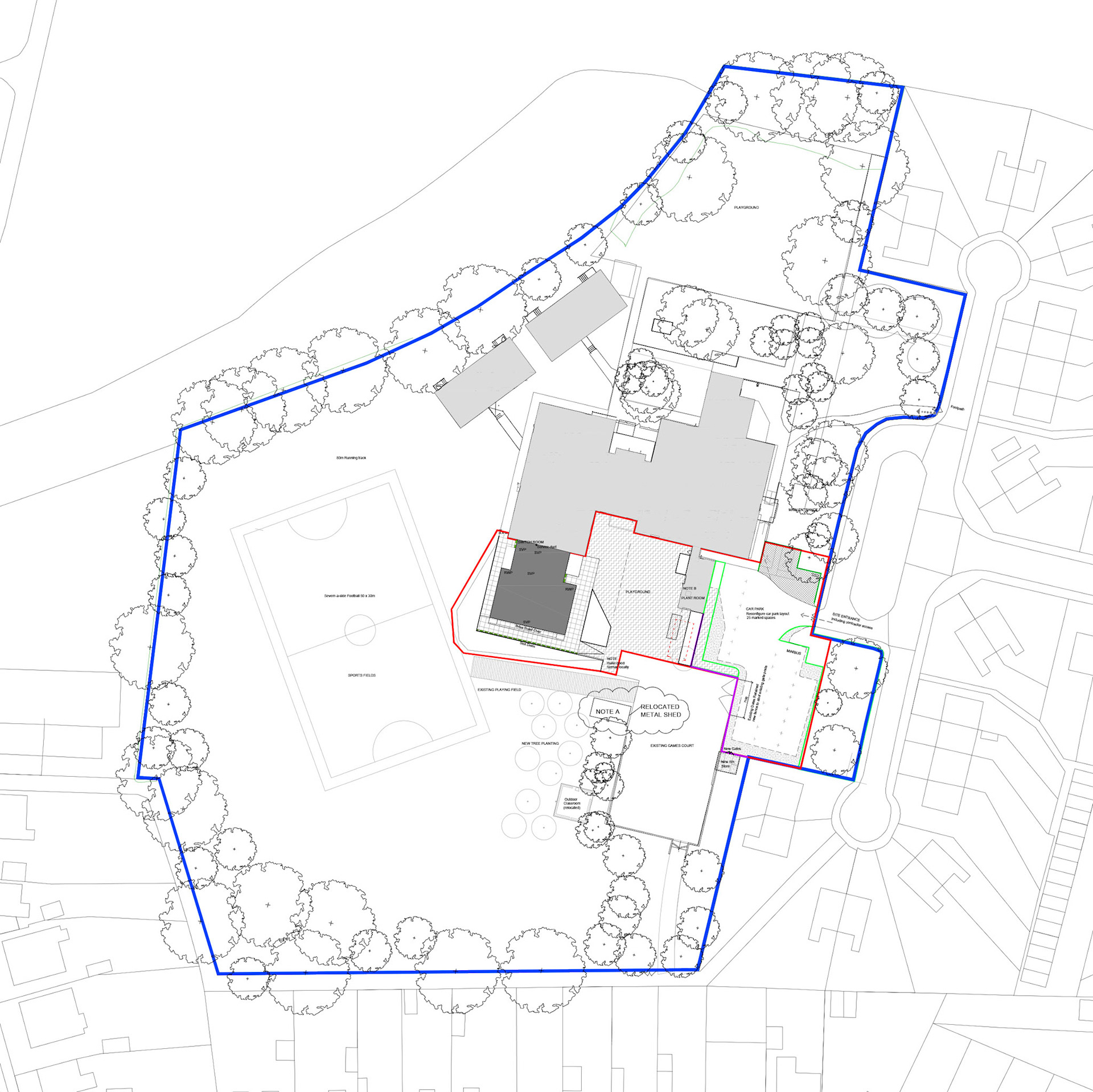 Working Drawings - Site Plan