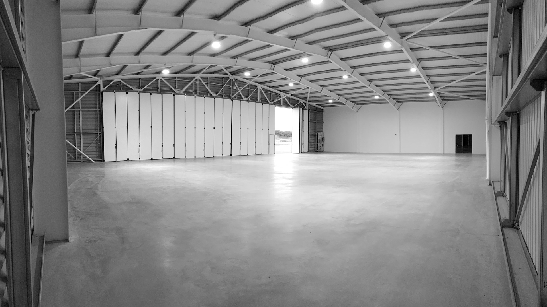 Completed Internal Hangar Space