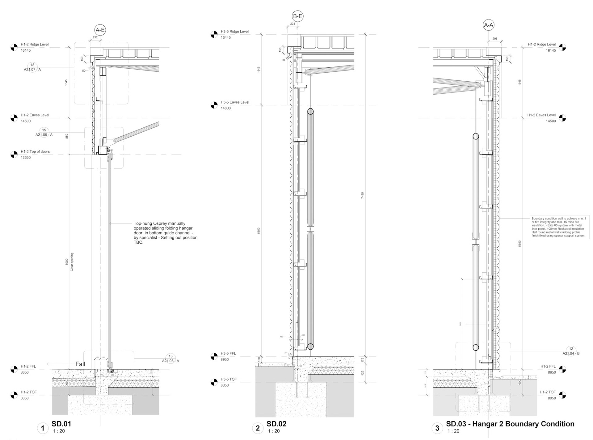 Typical External Wall Sections