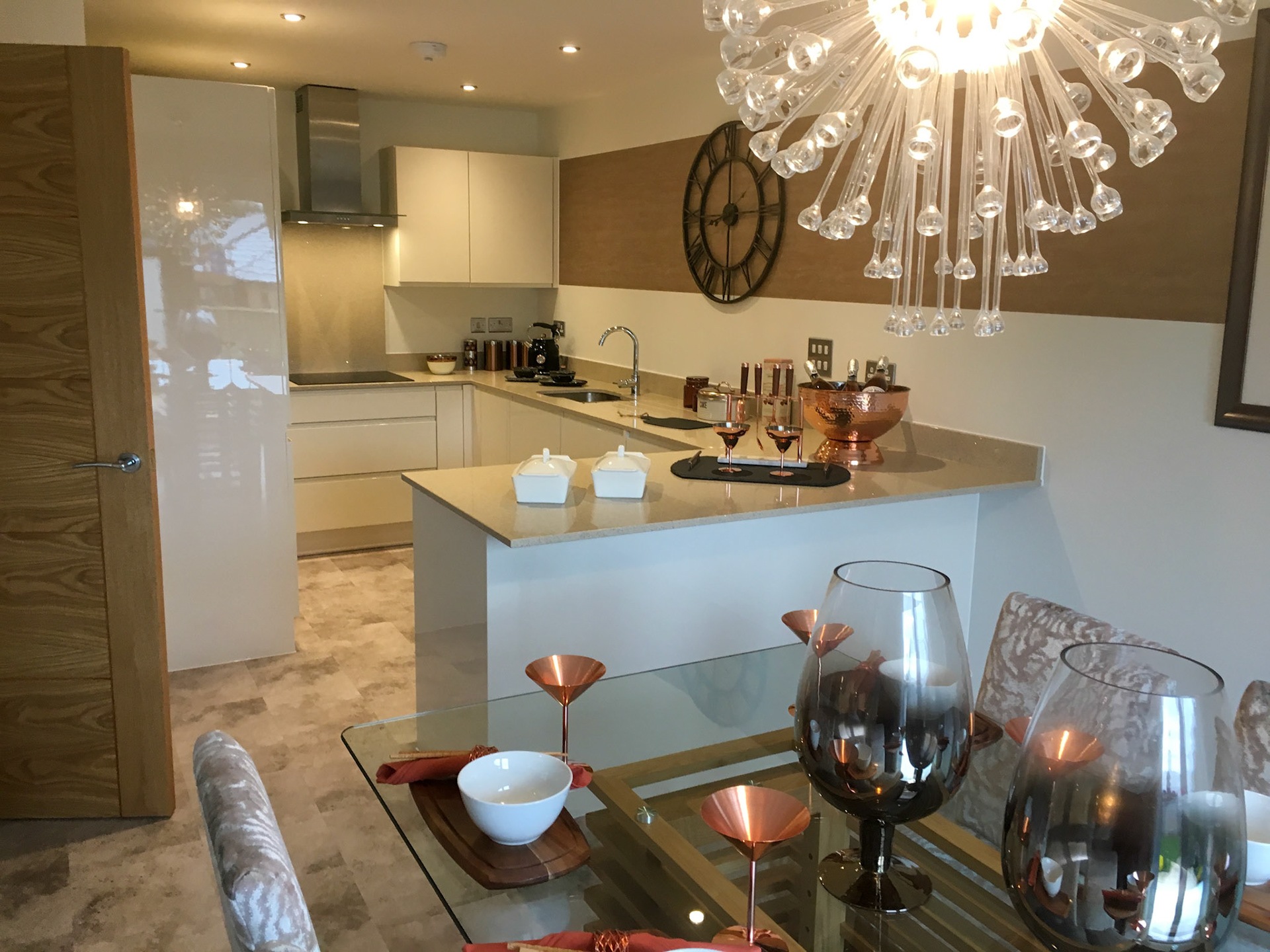 Completed Show-home Kitchen Dining