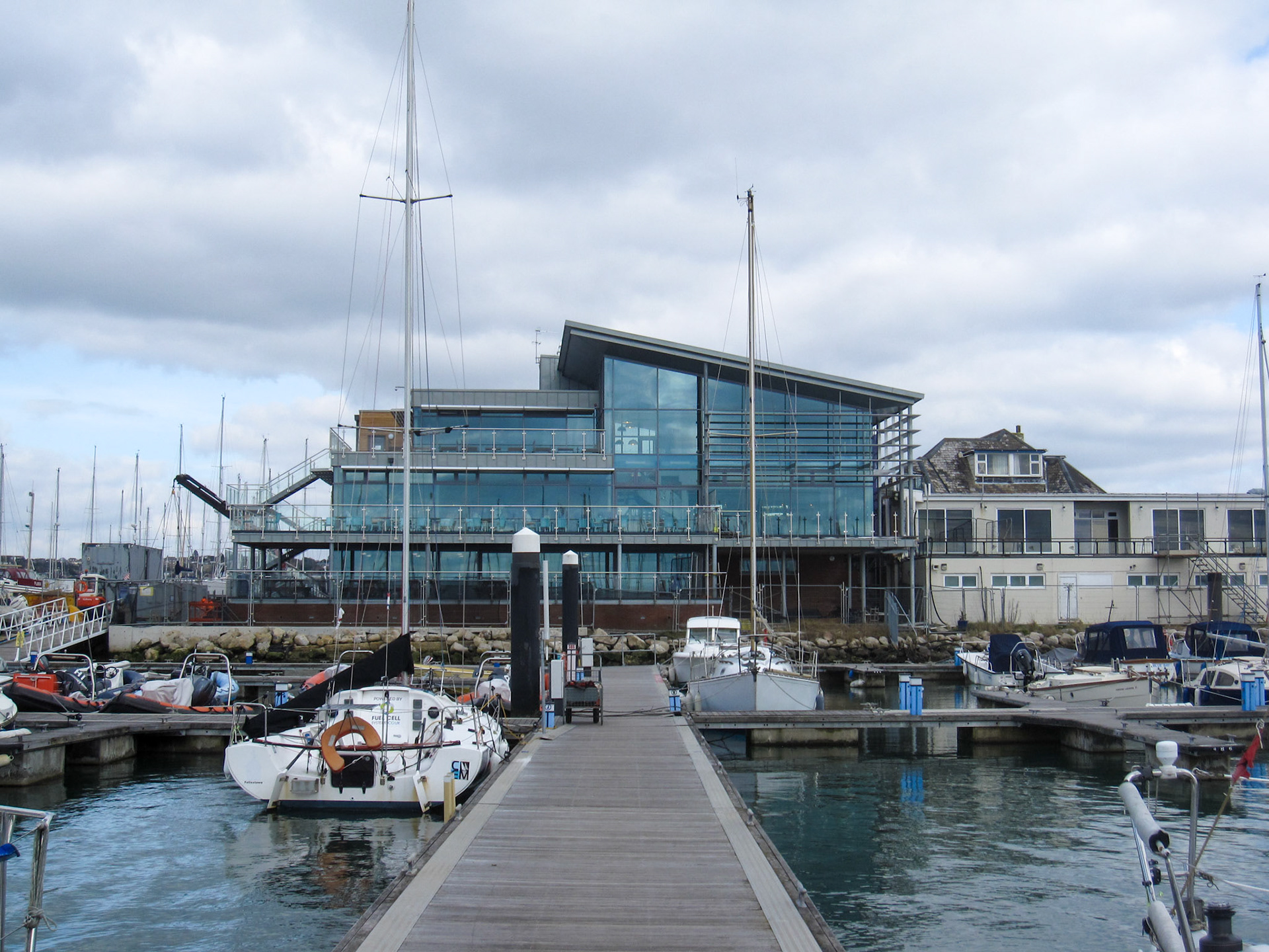 Clubhouse Viewed from the Harbour