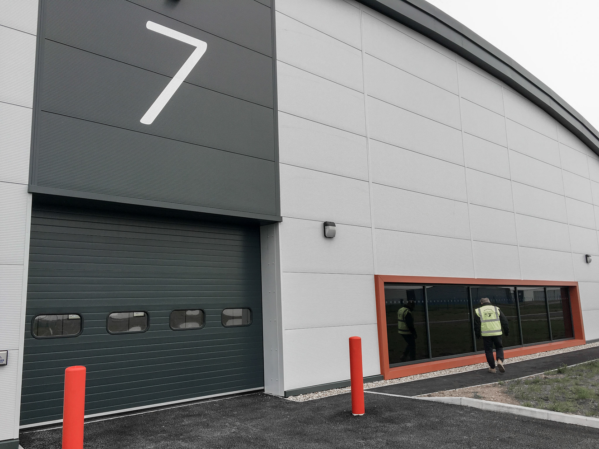 Hangar Frontage During Inspection