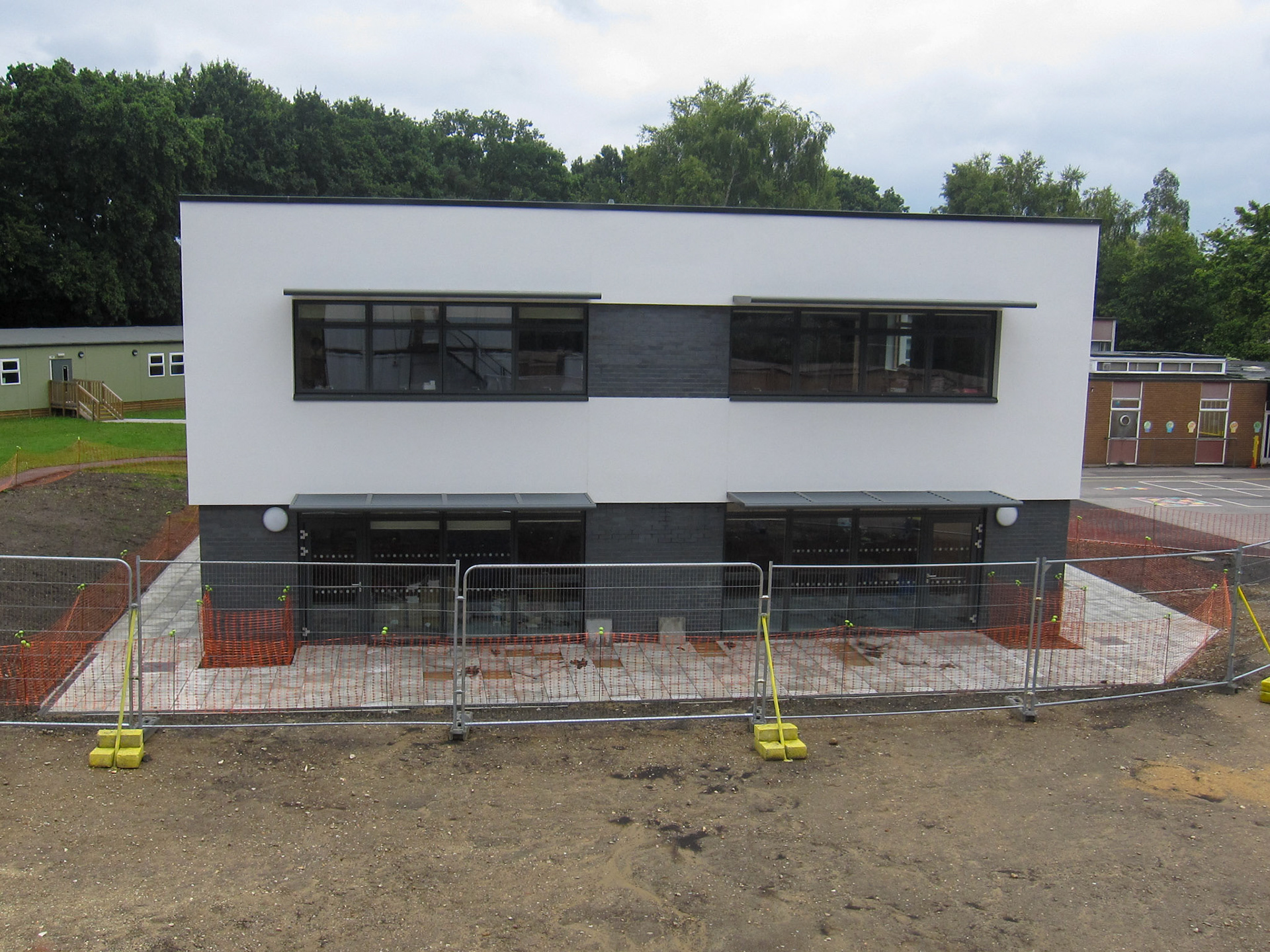 Near Completed Works - Overlooking South Elevation