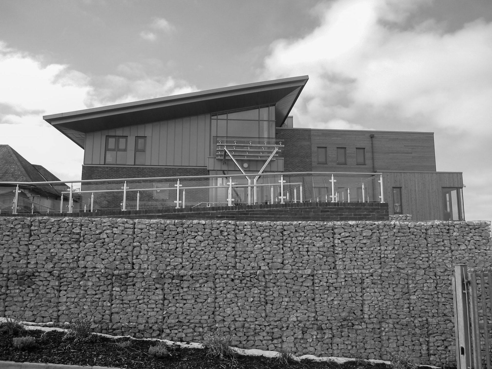 Completed Building from the Front