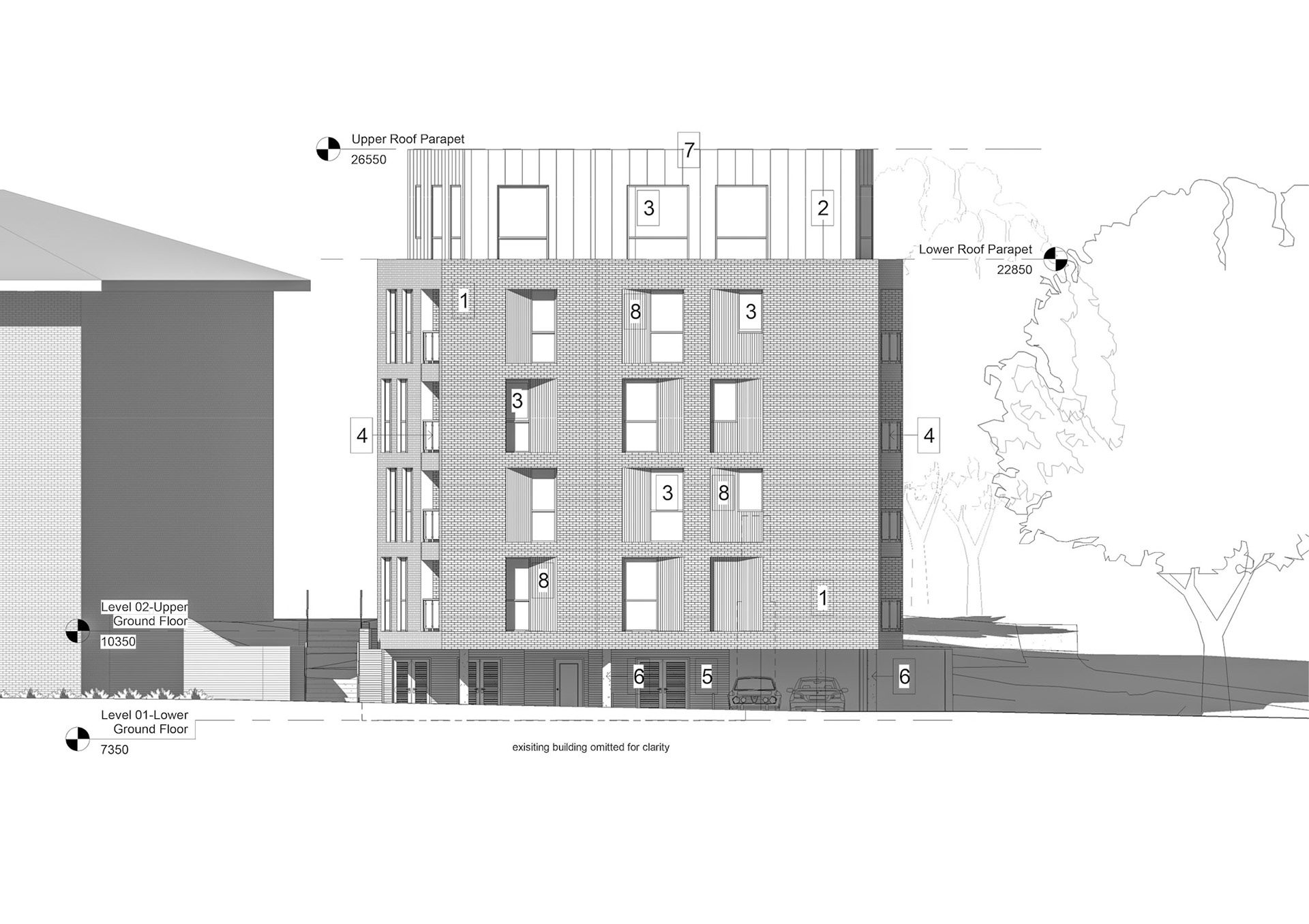 Consented Scheme - South Elevation