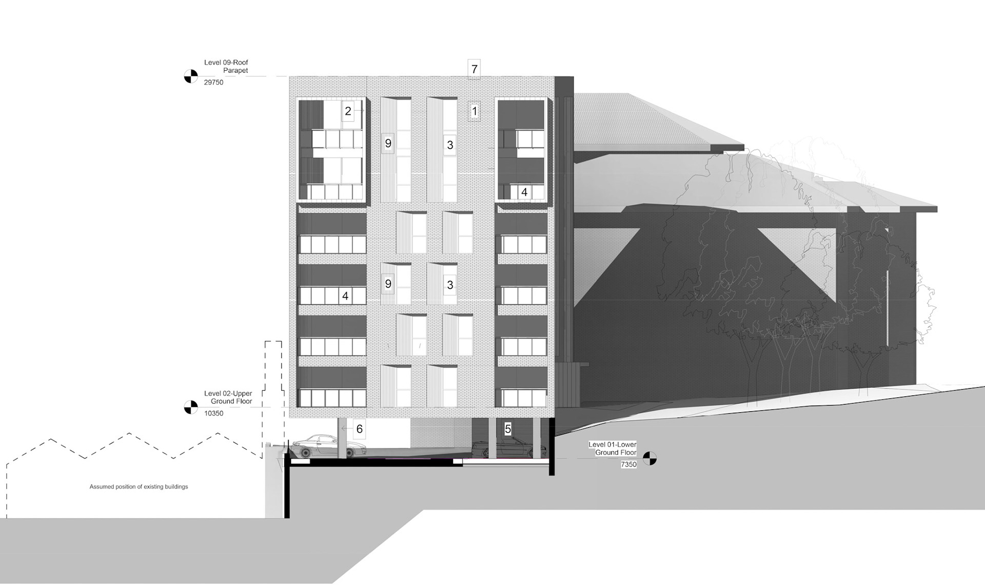 Original Proposal - East Elevation