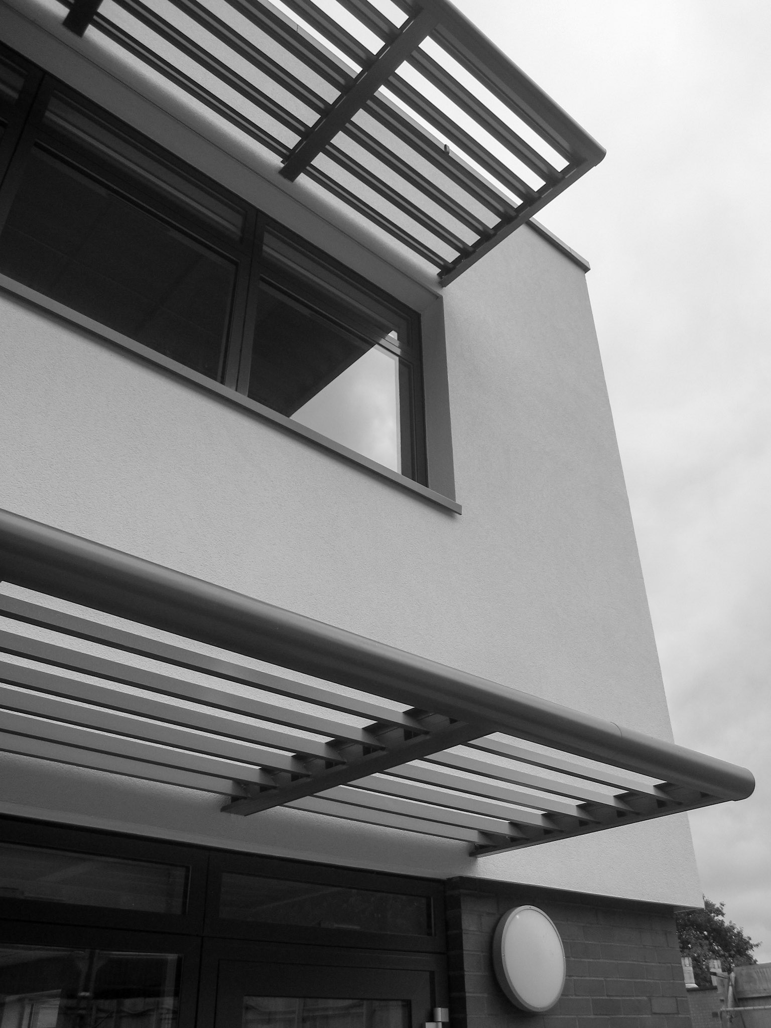 Near Completed Works - Solar Shading Detail