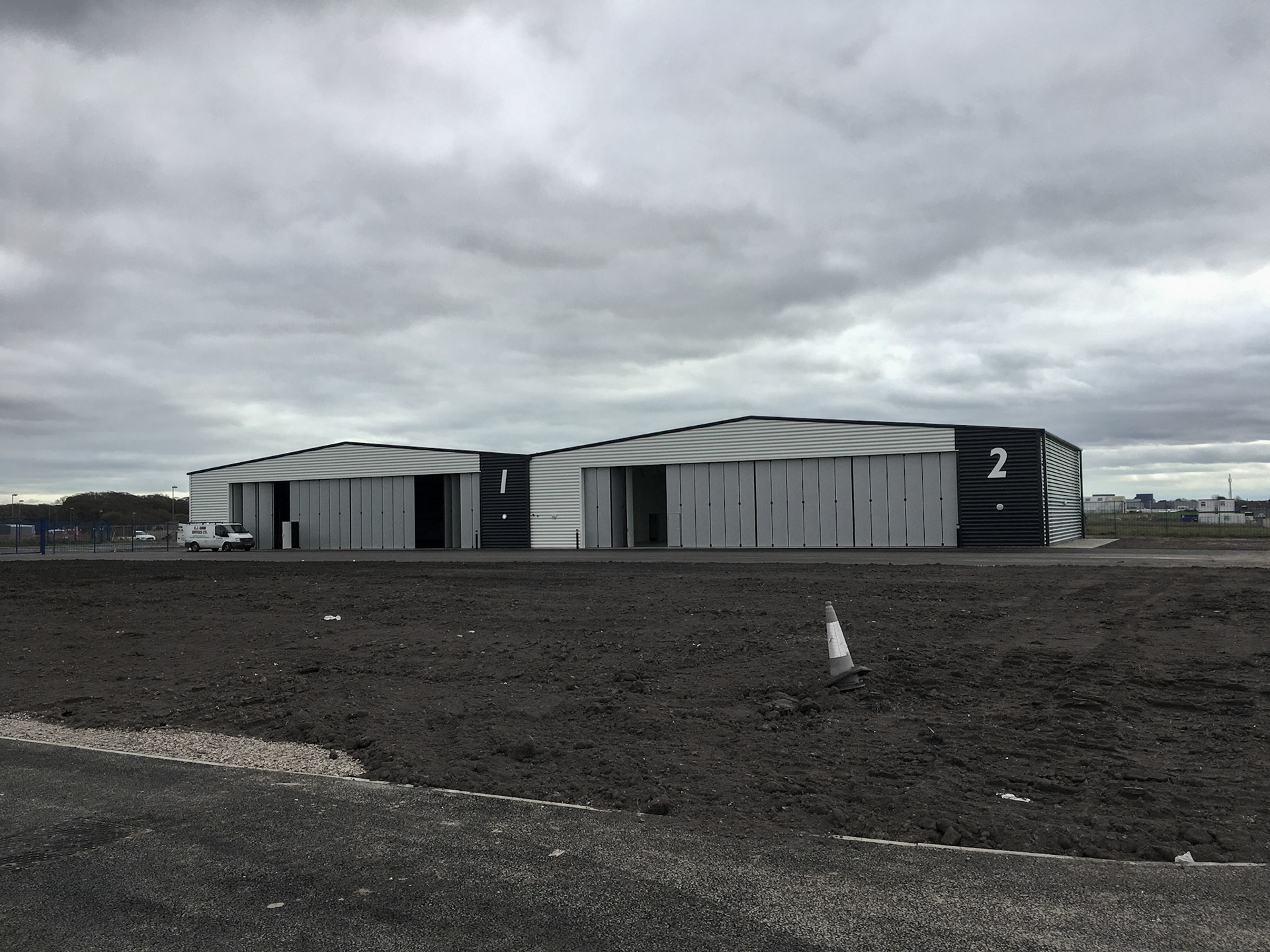 Completed Hangars 1+2