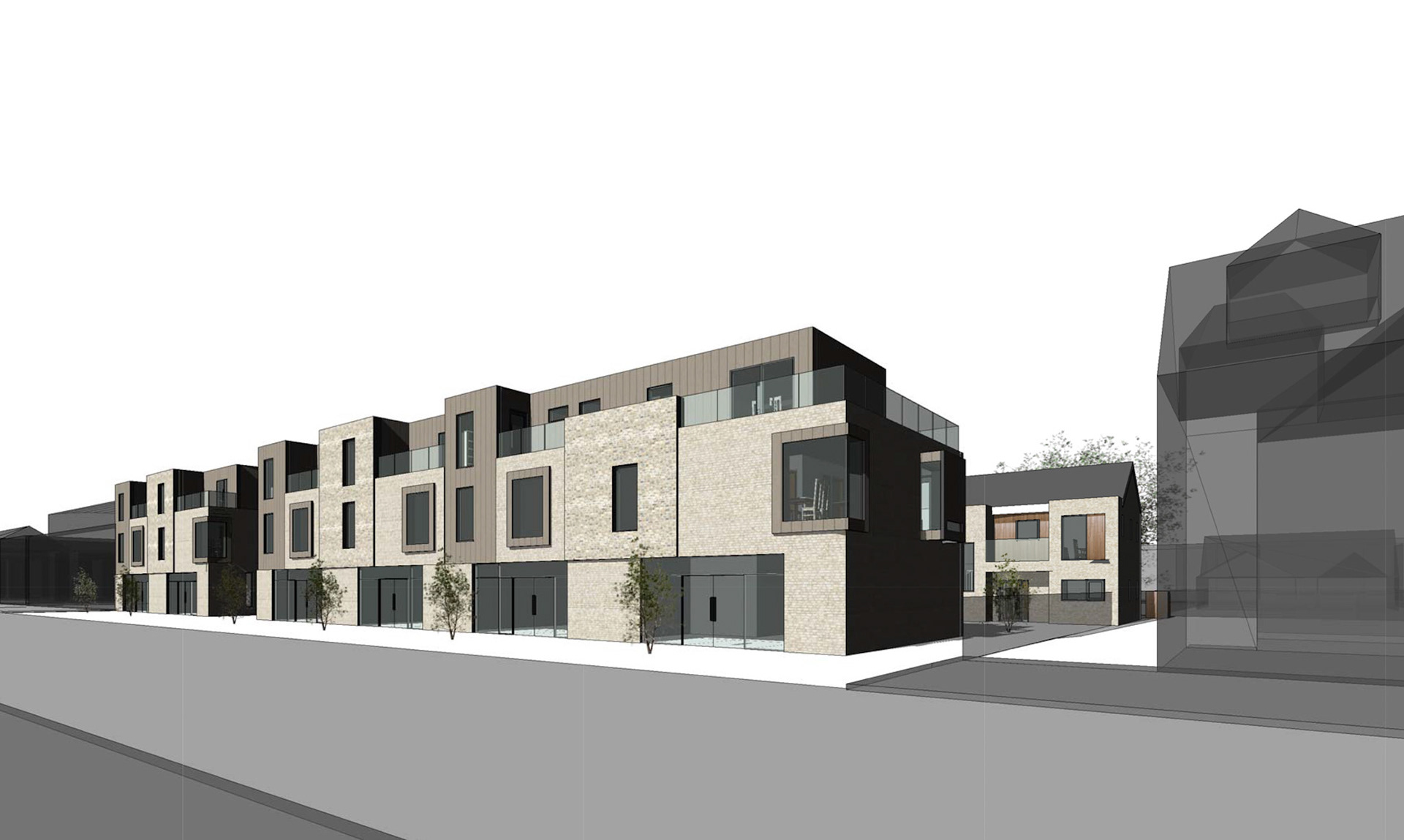 Proposed Street Perspective 1