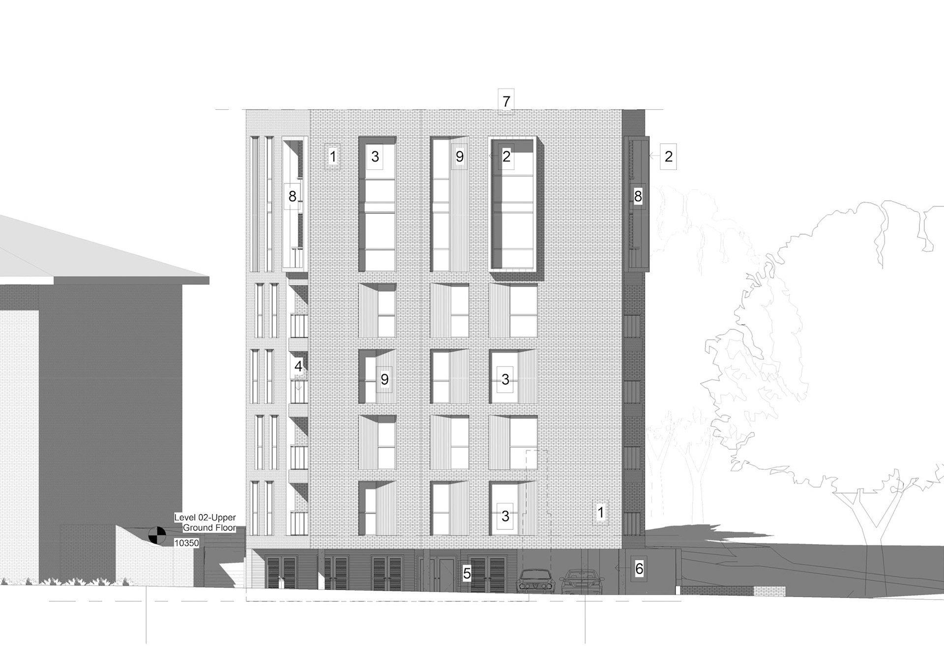 Original Proposal - South Elevation
