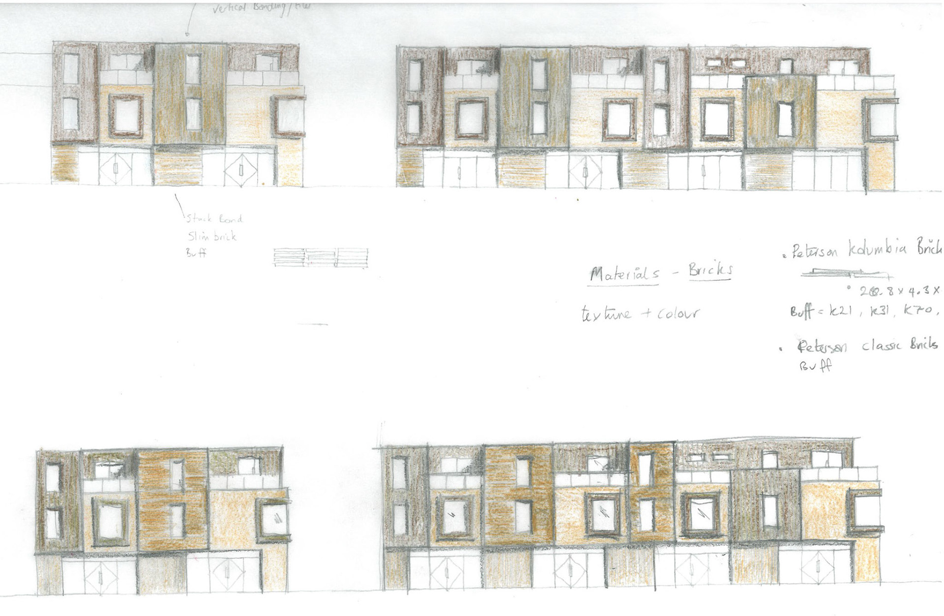 Sketch Street Elevations