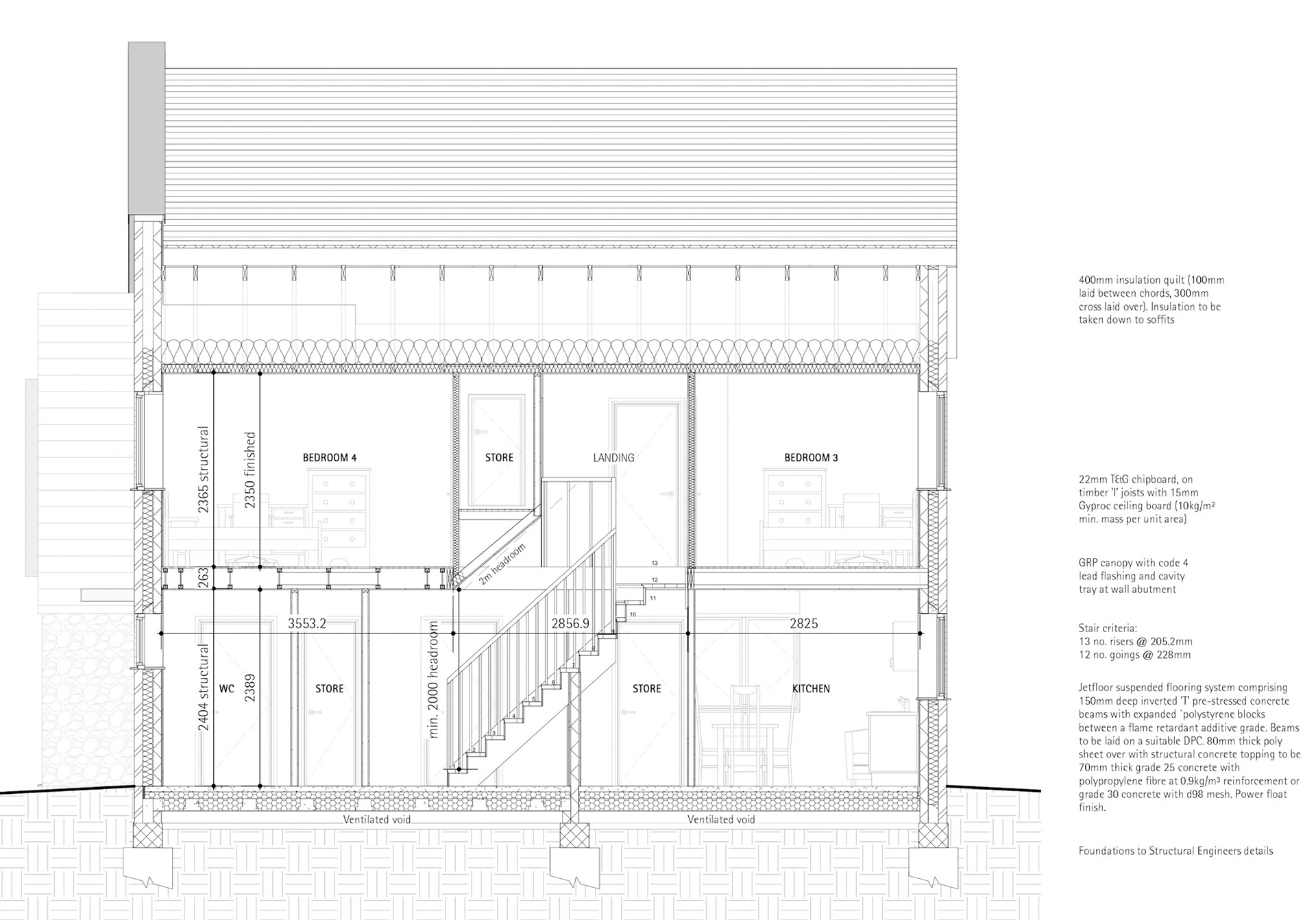 House Type C Technical Section
