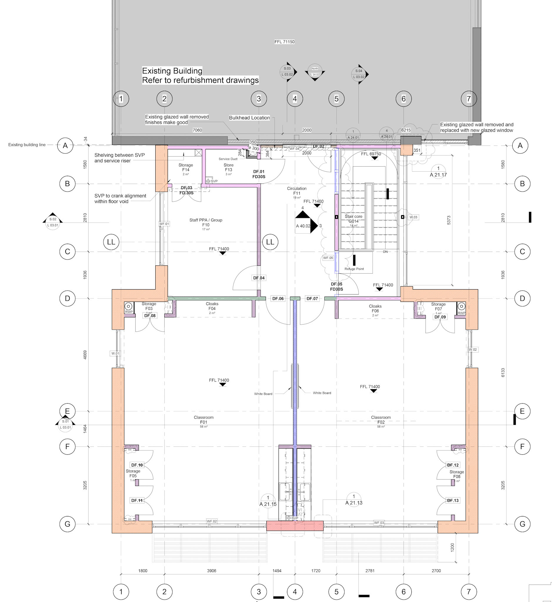 Working Drawings - GA First Floor Plan