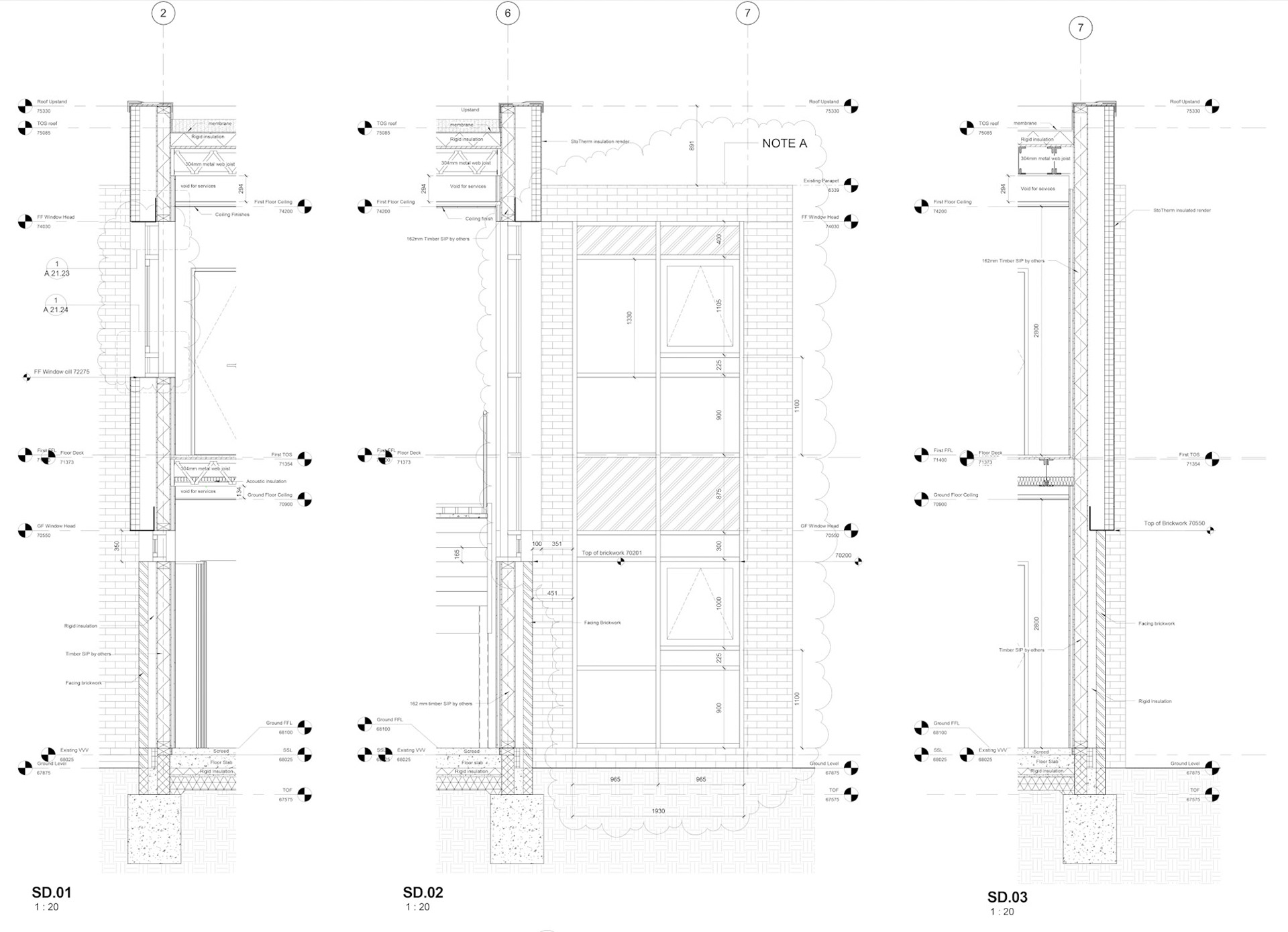 Working Drawings - 1:20 External Working Section