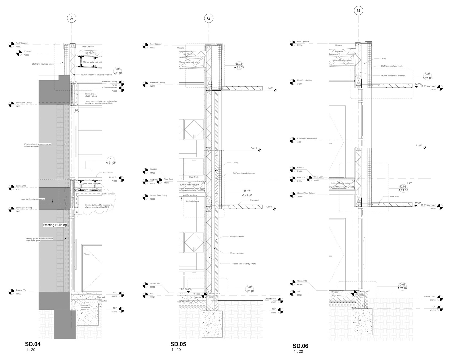 Working Drawings - 1:20 External Working Section